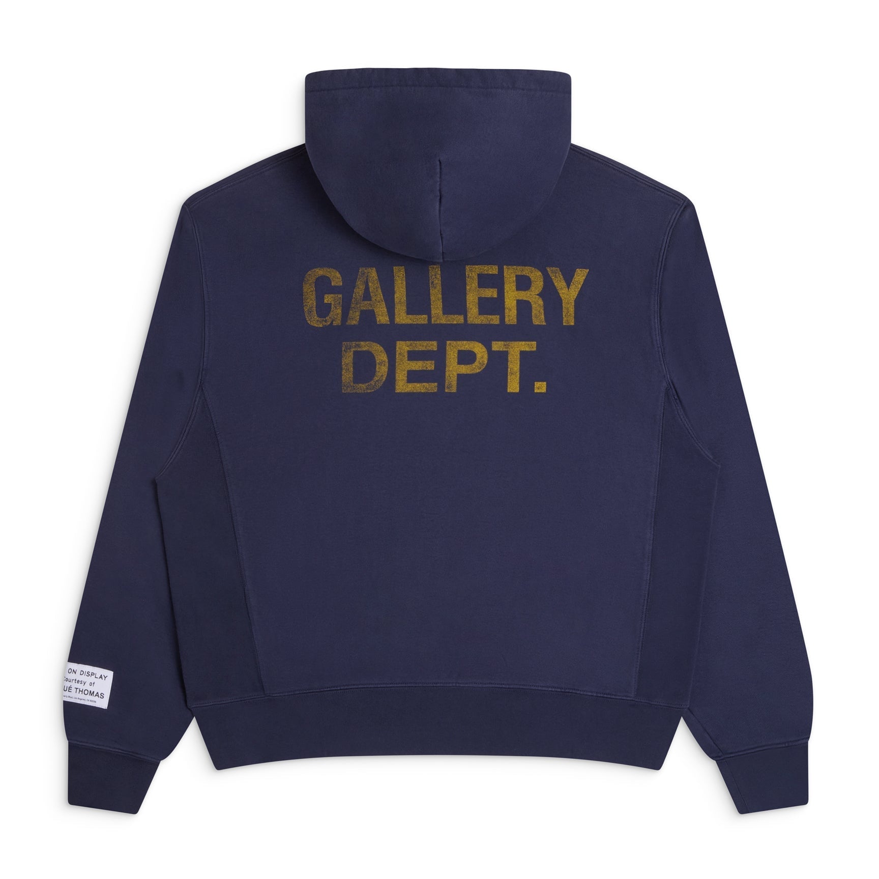 Gallery Dept Gd Paint Logo Hoodie Vintage Navy