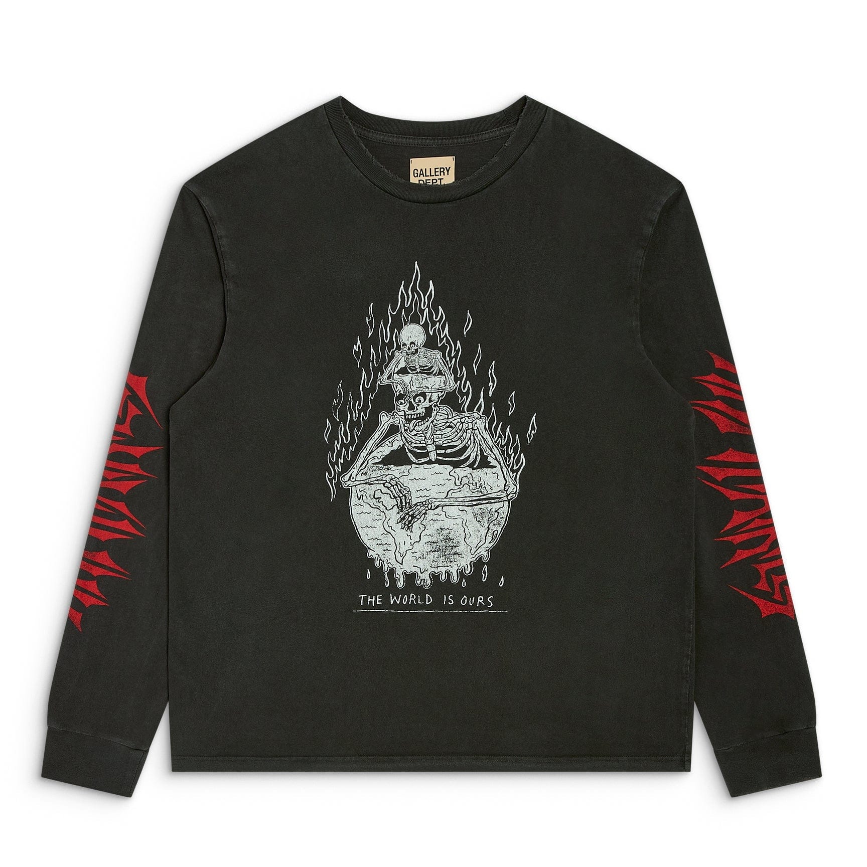 Gallery Dept The World Is Ours L/S Vintage Black
