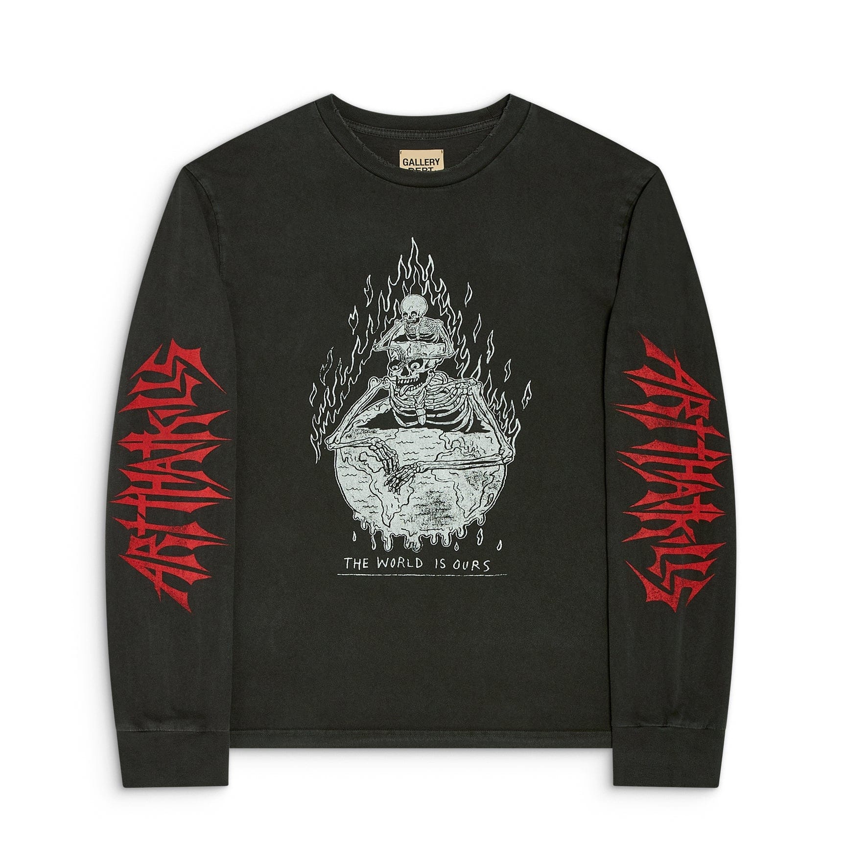 Gallery Dept The World Is Ours L/S Vintage Black