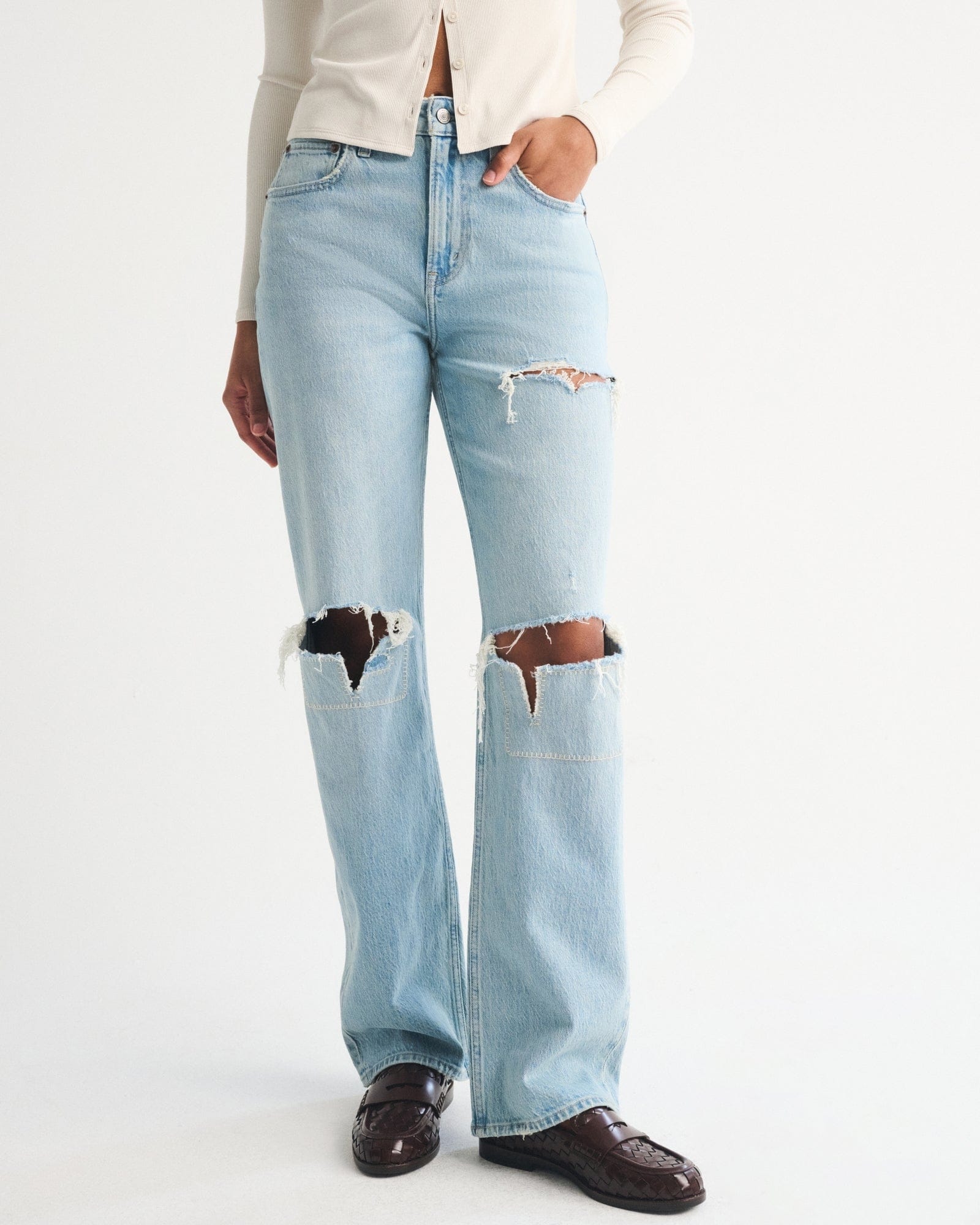 Abercrombie Curve Love High Rise 90s Relaxed Jean