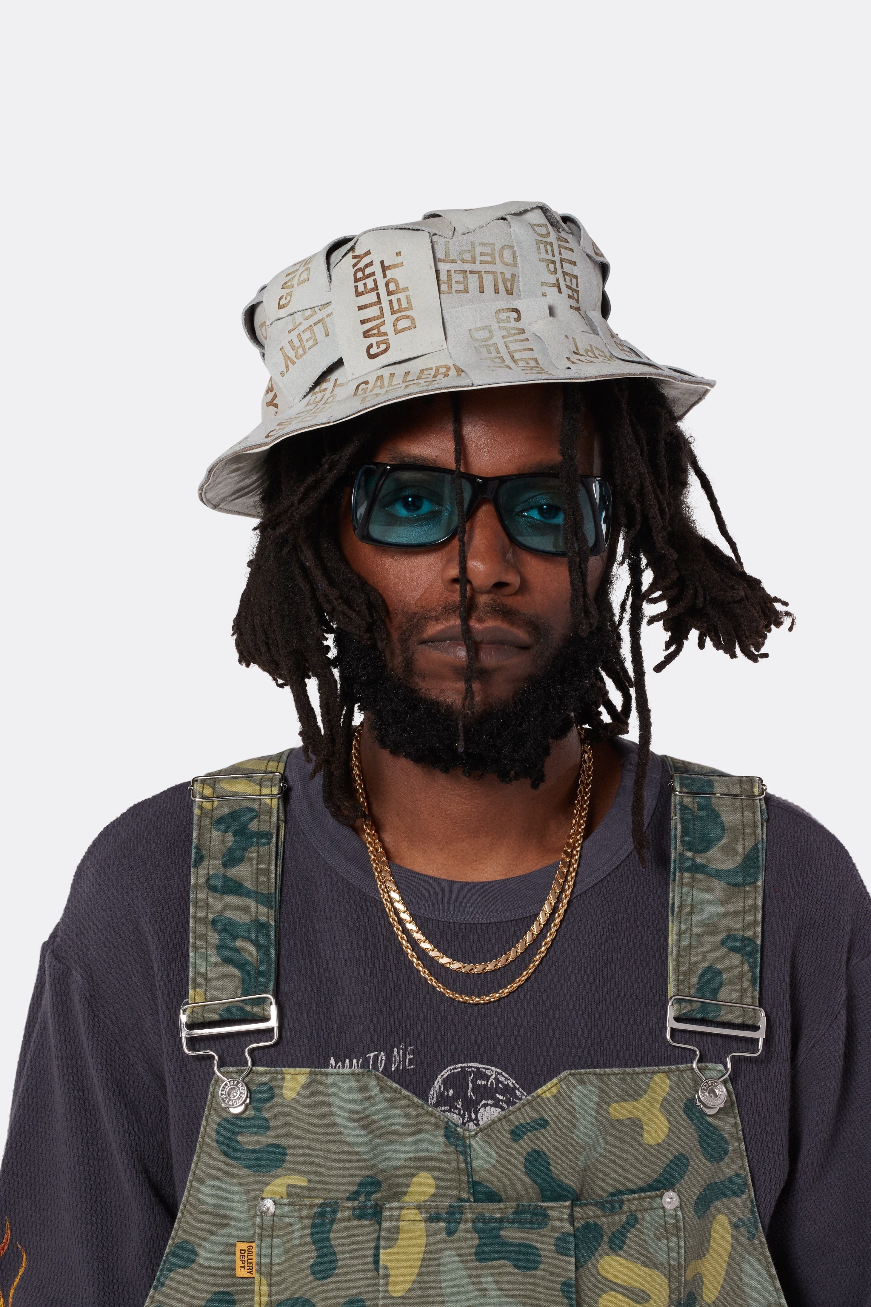 Gallery Dept Rodman Patch Match Bucket Hat White