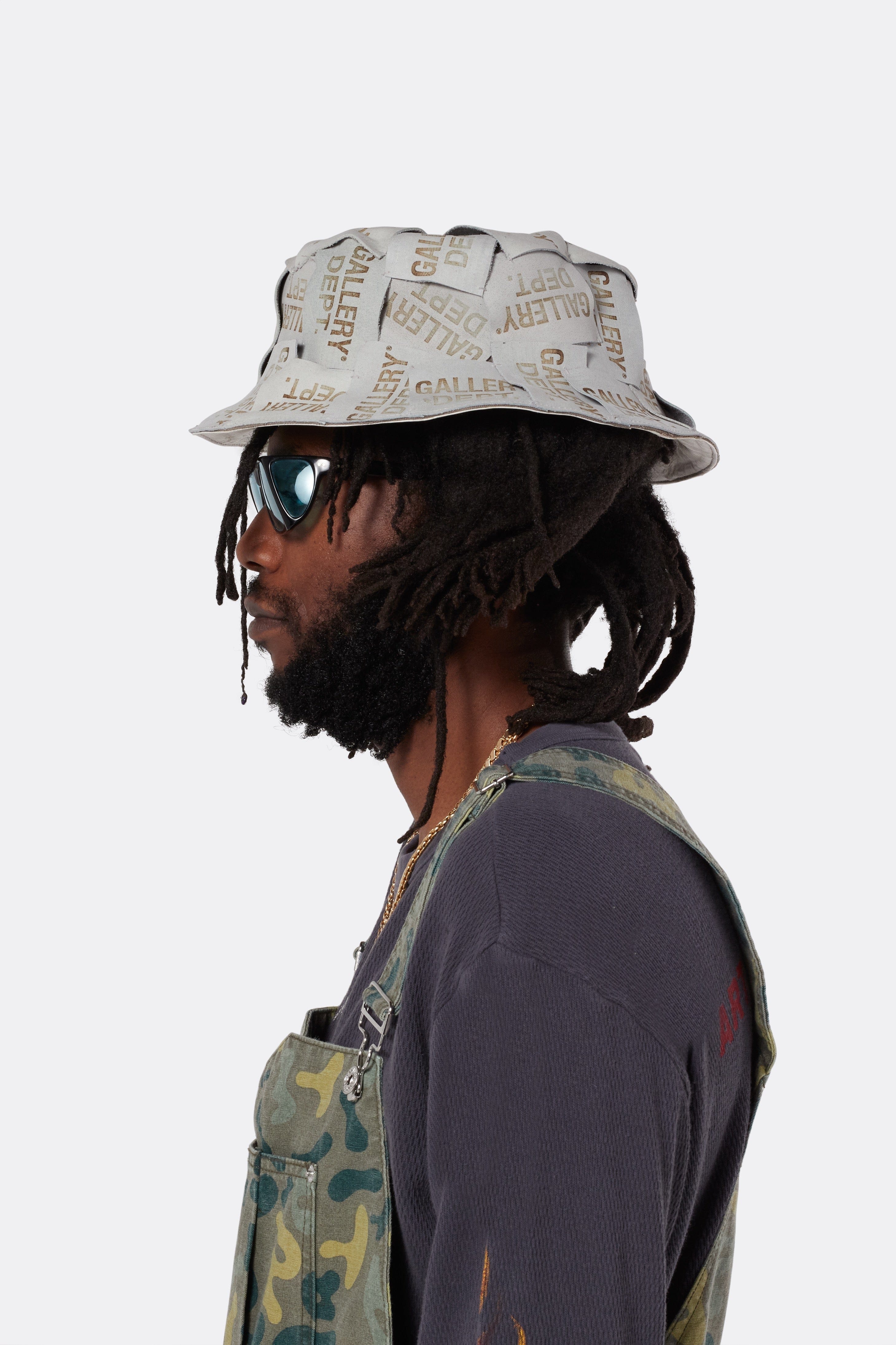 Gallery Dept Rodman Patch Match Bucket Hat White