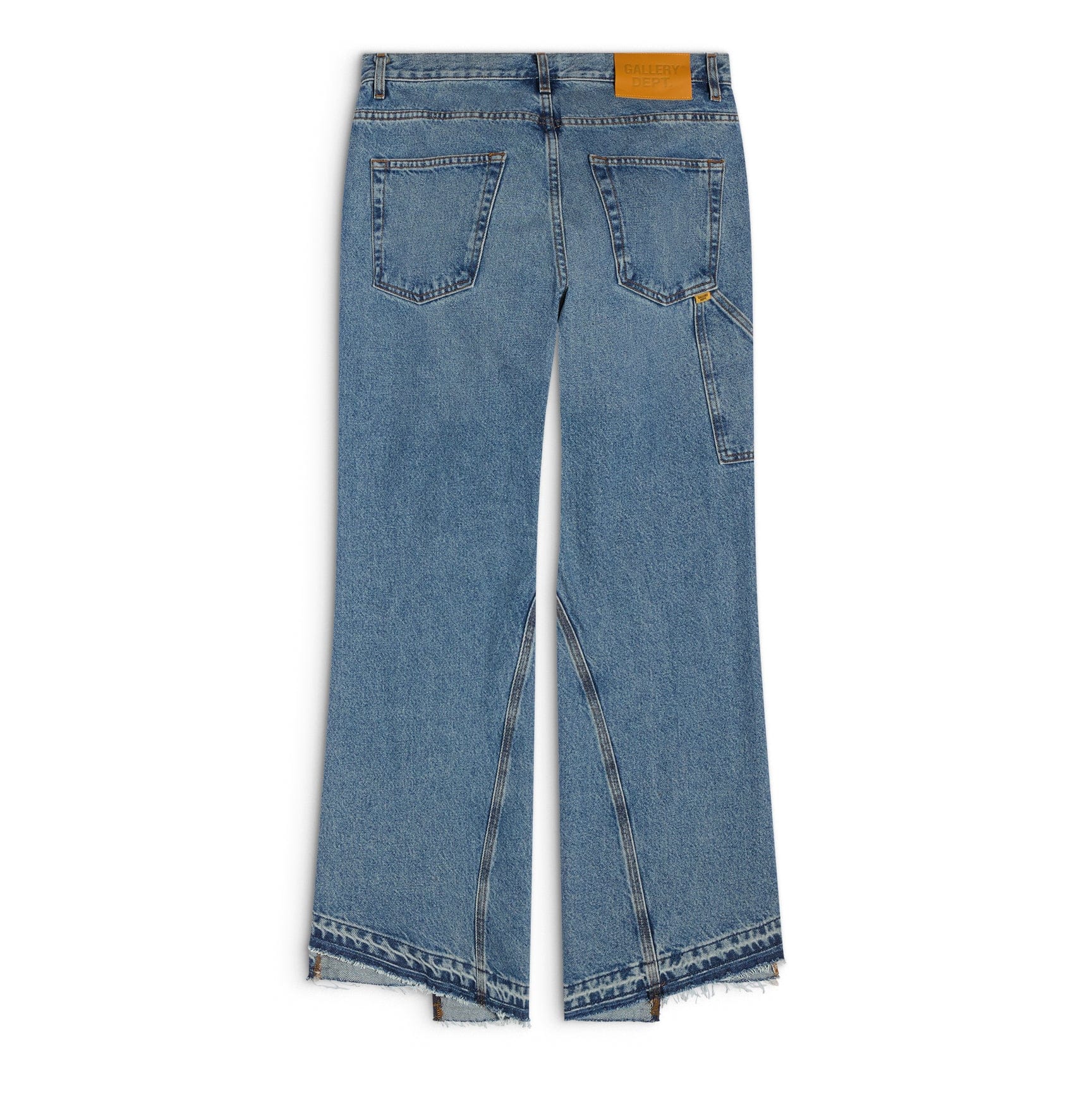 Gallery Dept Twisted Wide Leg Pant Medium Washed Indigo