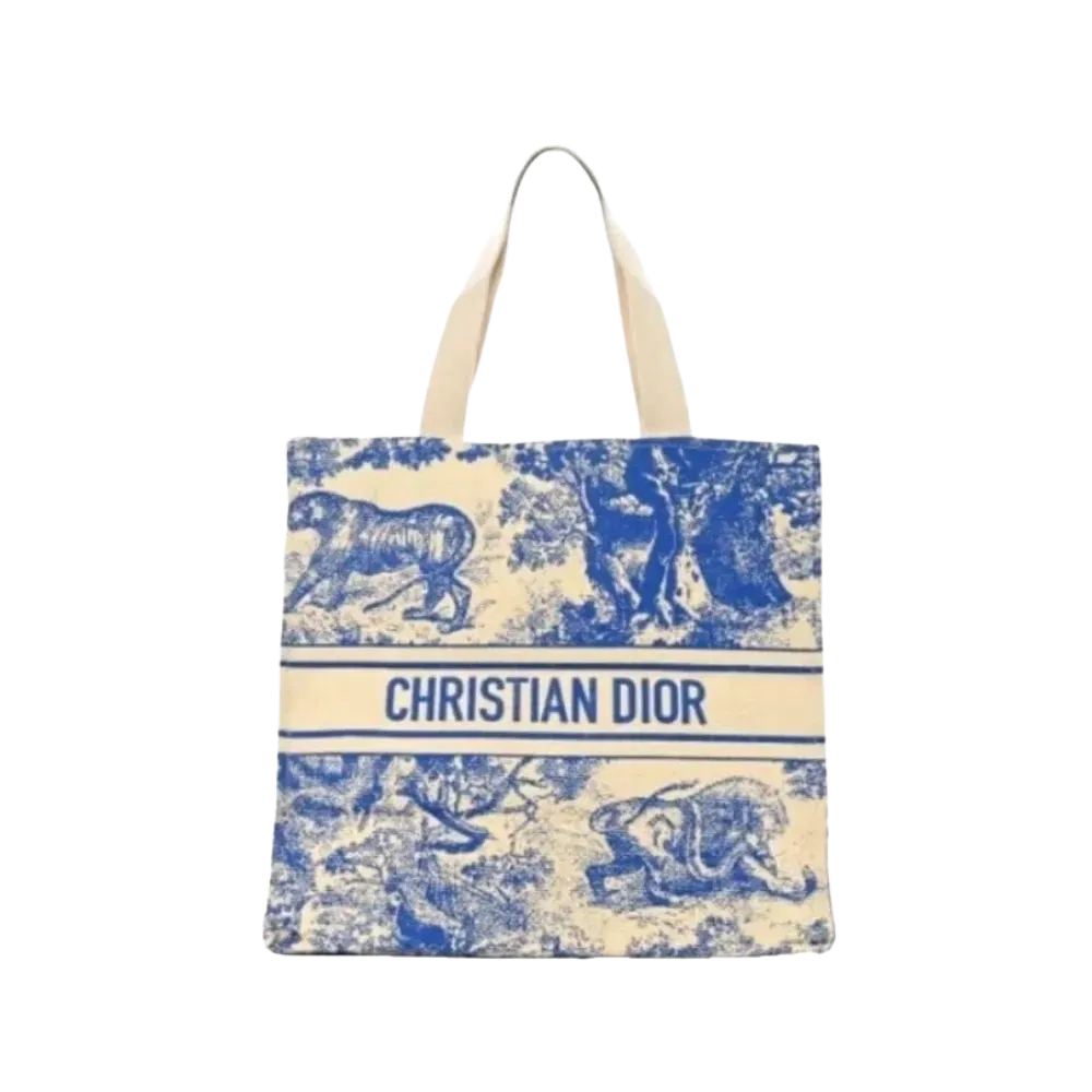 Christian Dior Dioriviera Book Tote Blue (GWP)
