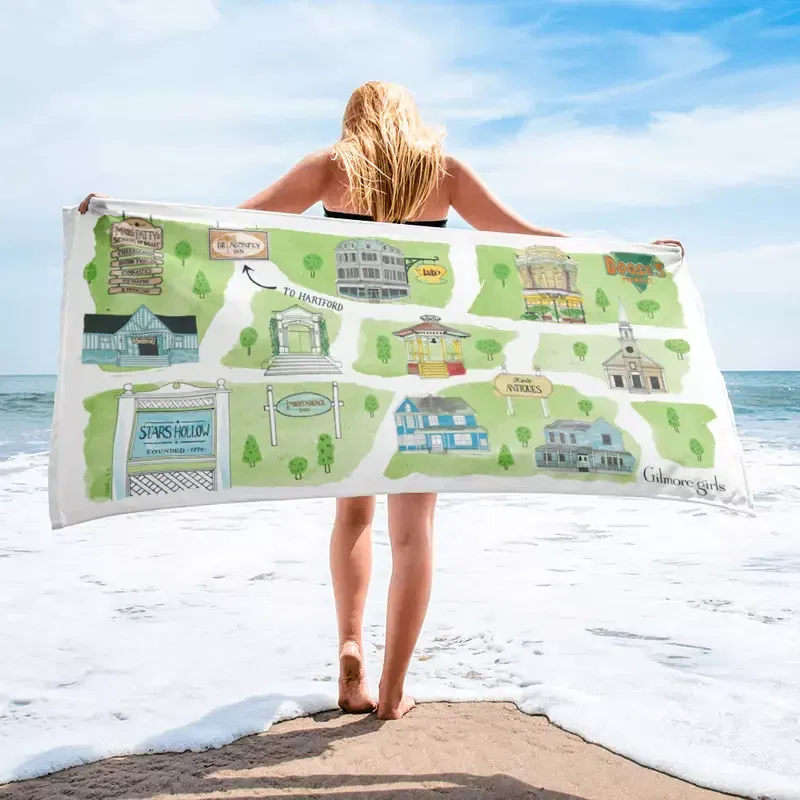 Gilmore Girls Stars Hollow Map Towel