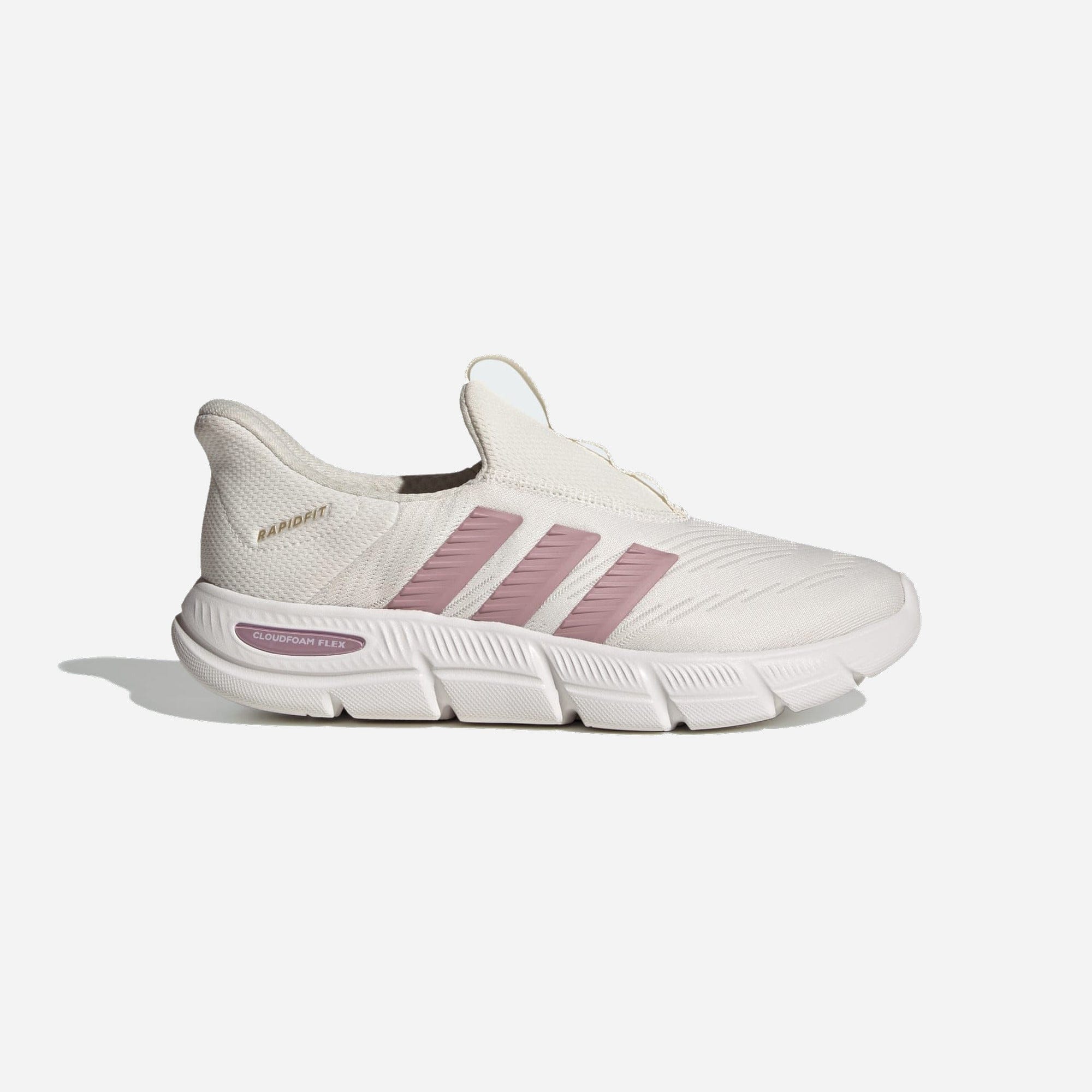 Adidas Cloudfoam Flex Lounge Rapidfit Off White Magic Mauve Core White WMNS