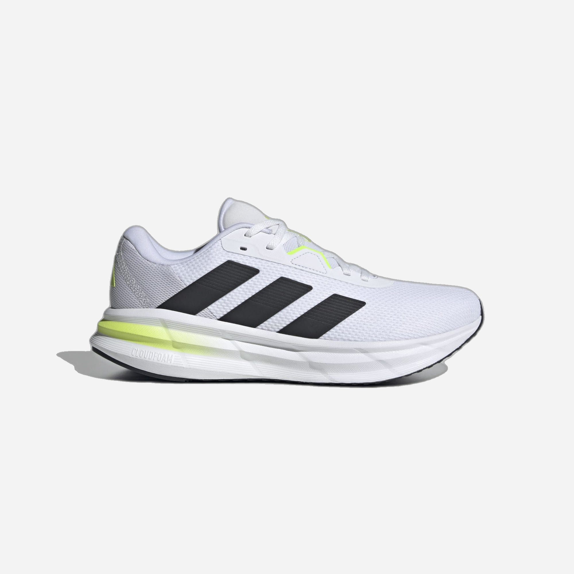 Adidas Galaxy 7 Running Cloud White Core Black Solar Slime WMNS