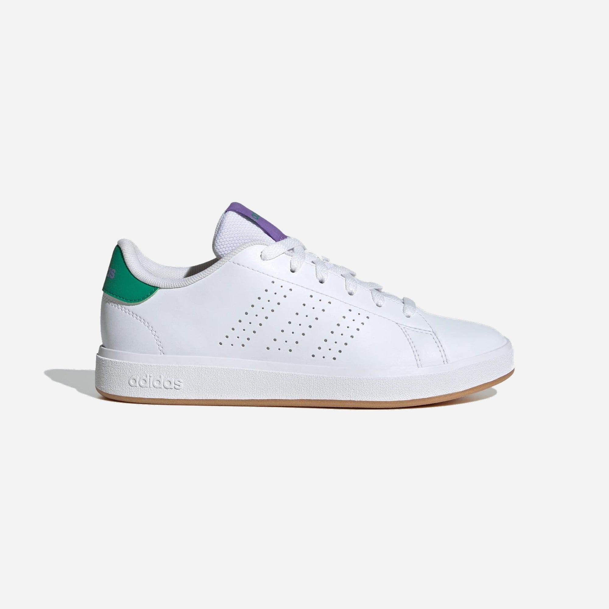 Adidas Advantage Base 2.0 Cloud White Semi Court Green WMNS
