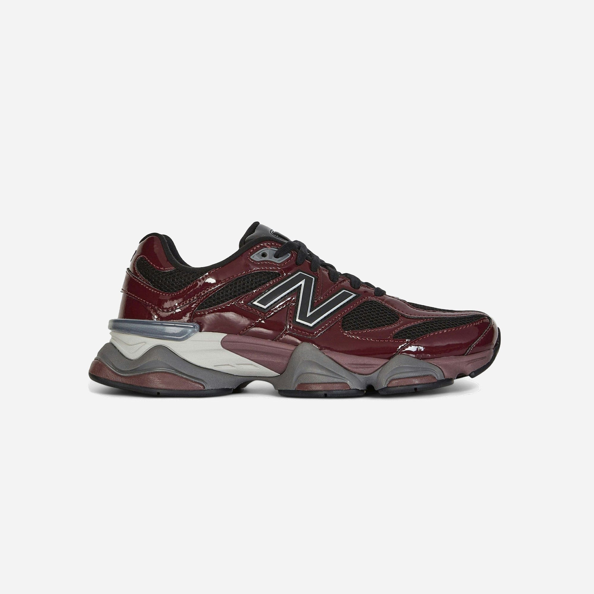 New Balance 9060 Patent Burgundy