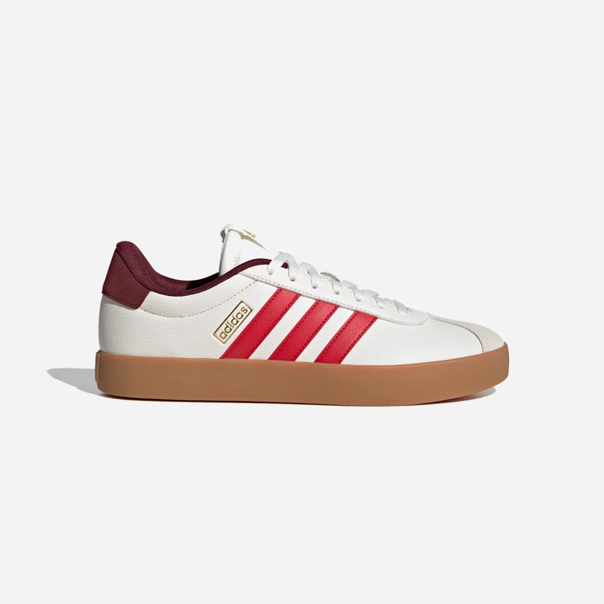 Adidas Vl Court 3.0 Core White Better Scarlet Shadow Red WMNS