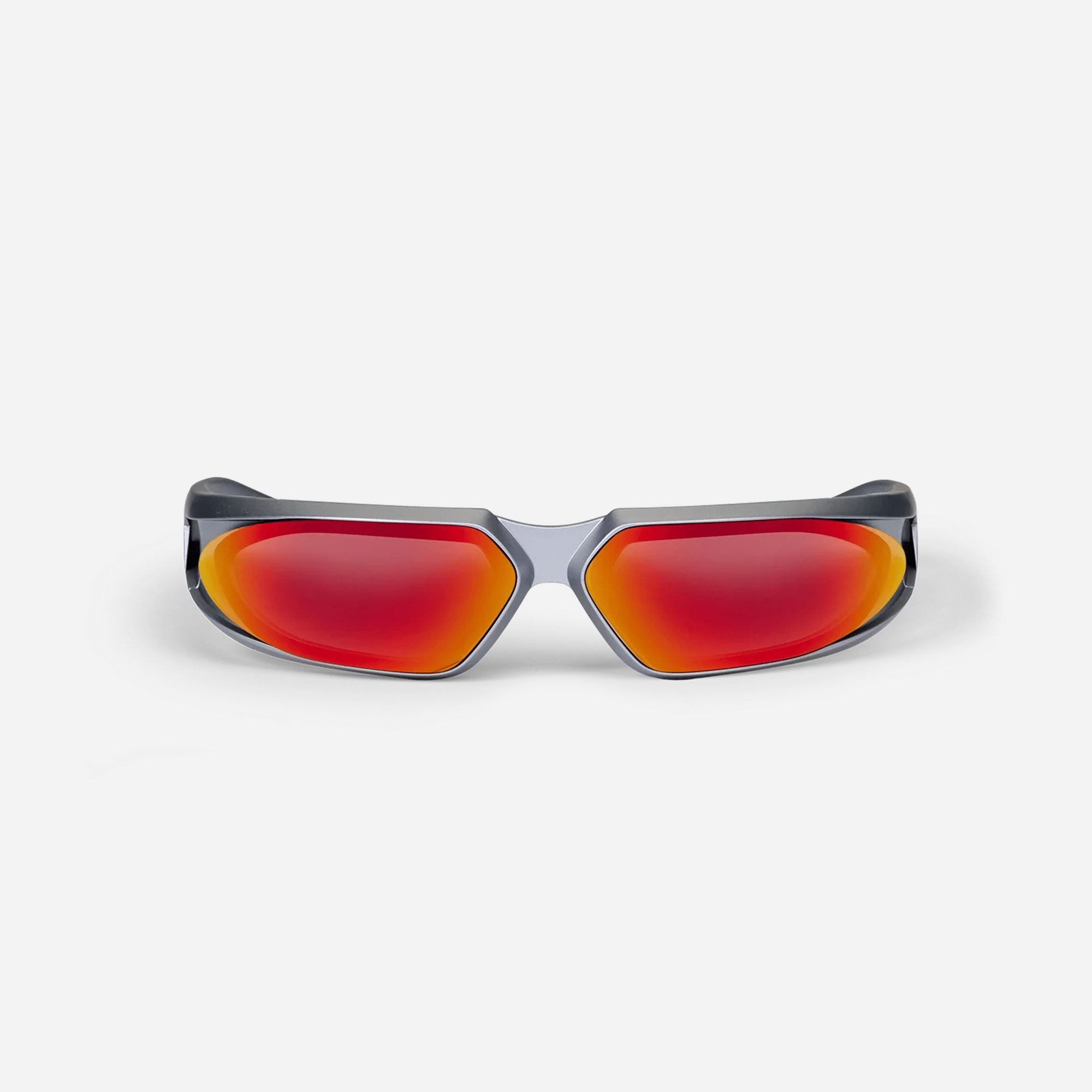 Skylrk Glicky Chrome Wraparound Sports Sunglasses