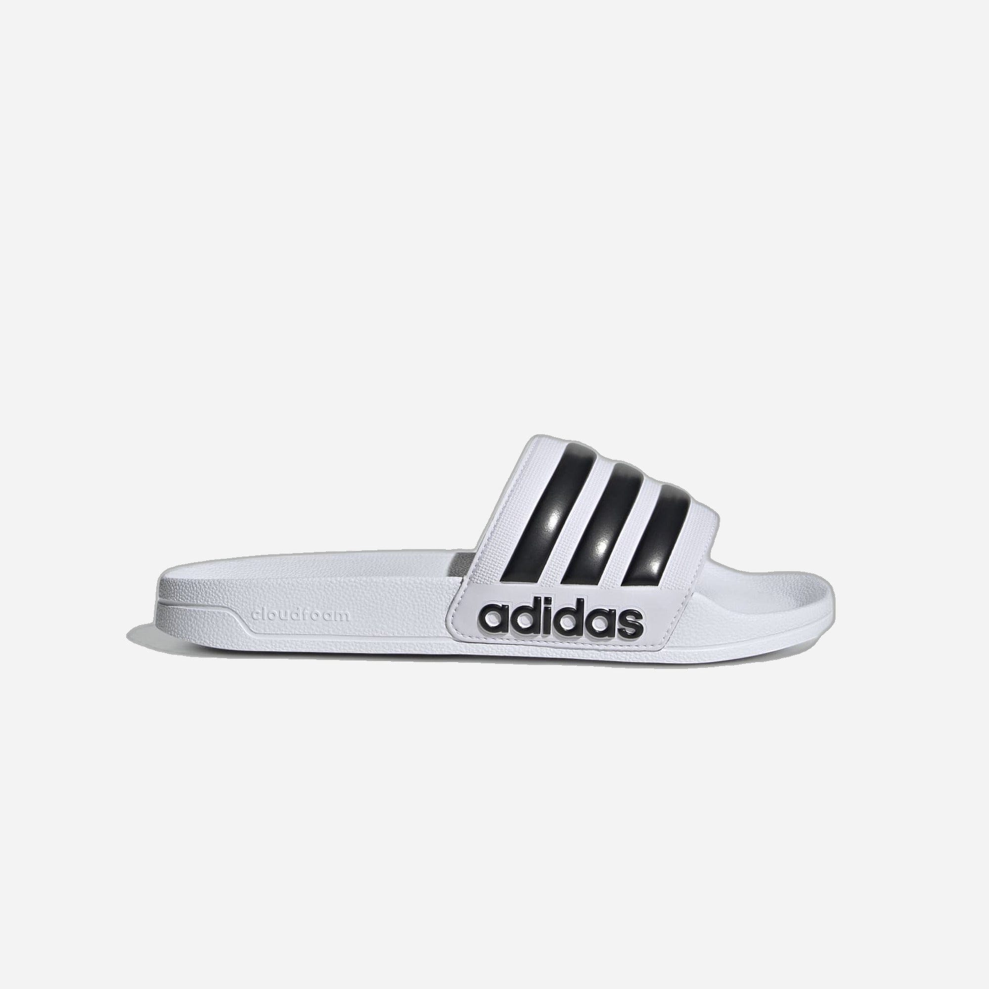 Adidas Adilette Shower Slides Cloud White Core Black Cloud White WMNS