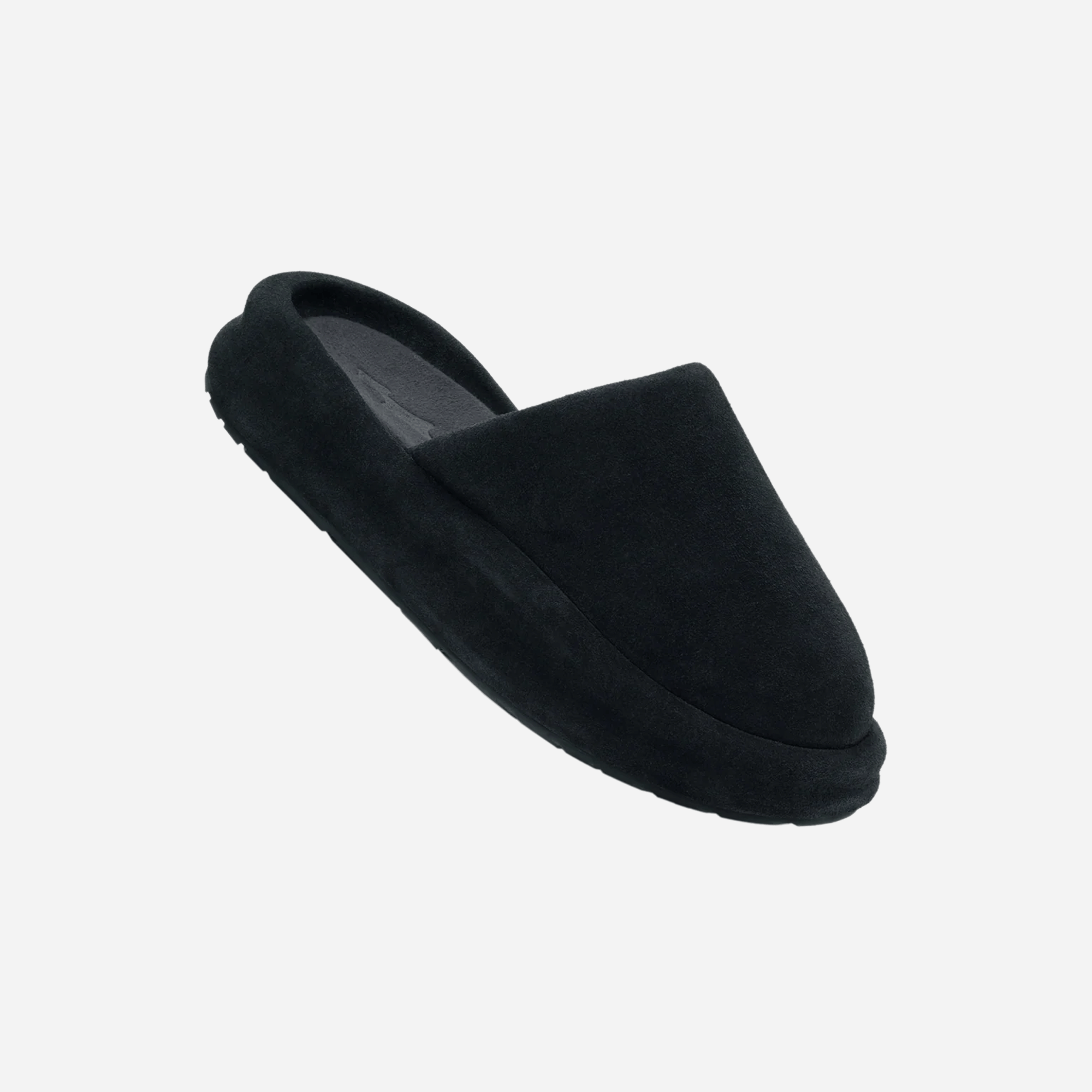 Skylrk Rest Slipper Smooth Suede Jet