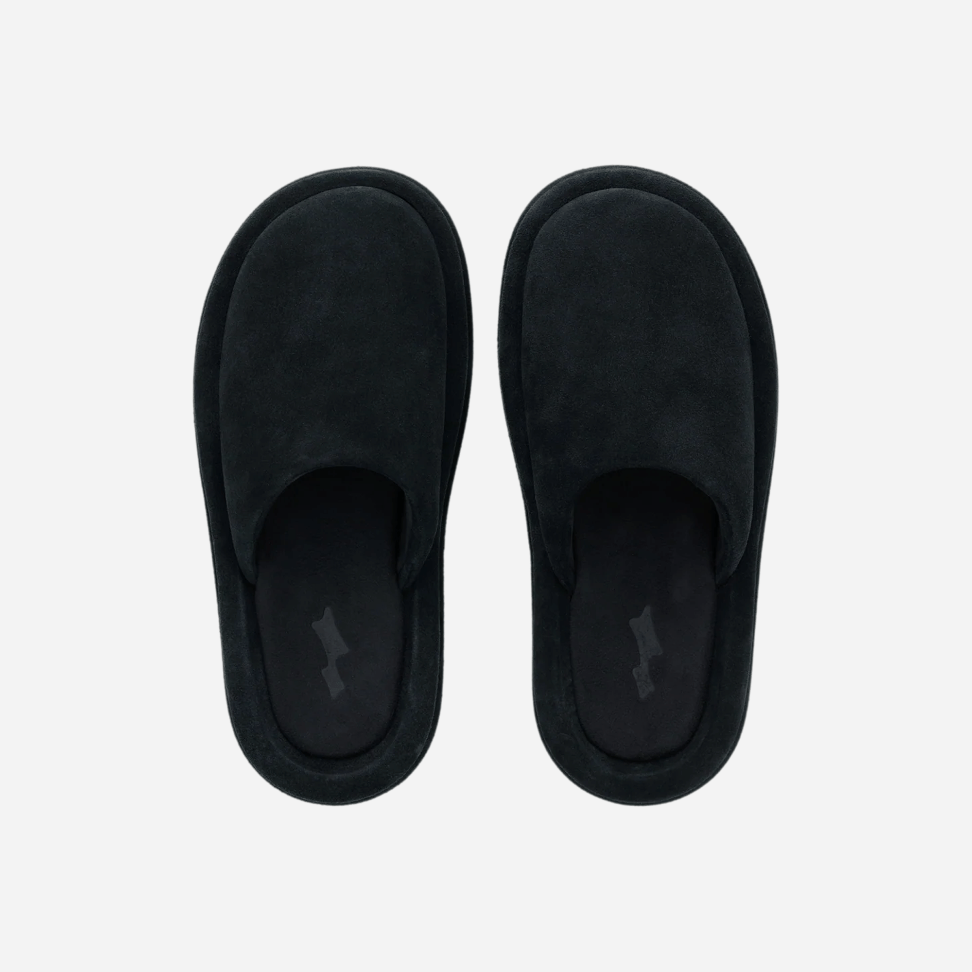 Skylrk Rest Slipper Smooth Suede Jet
