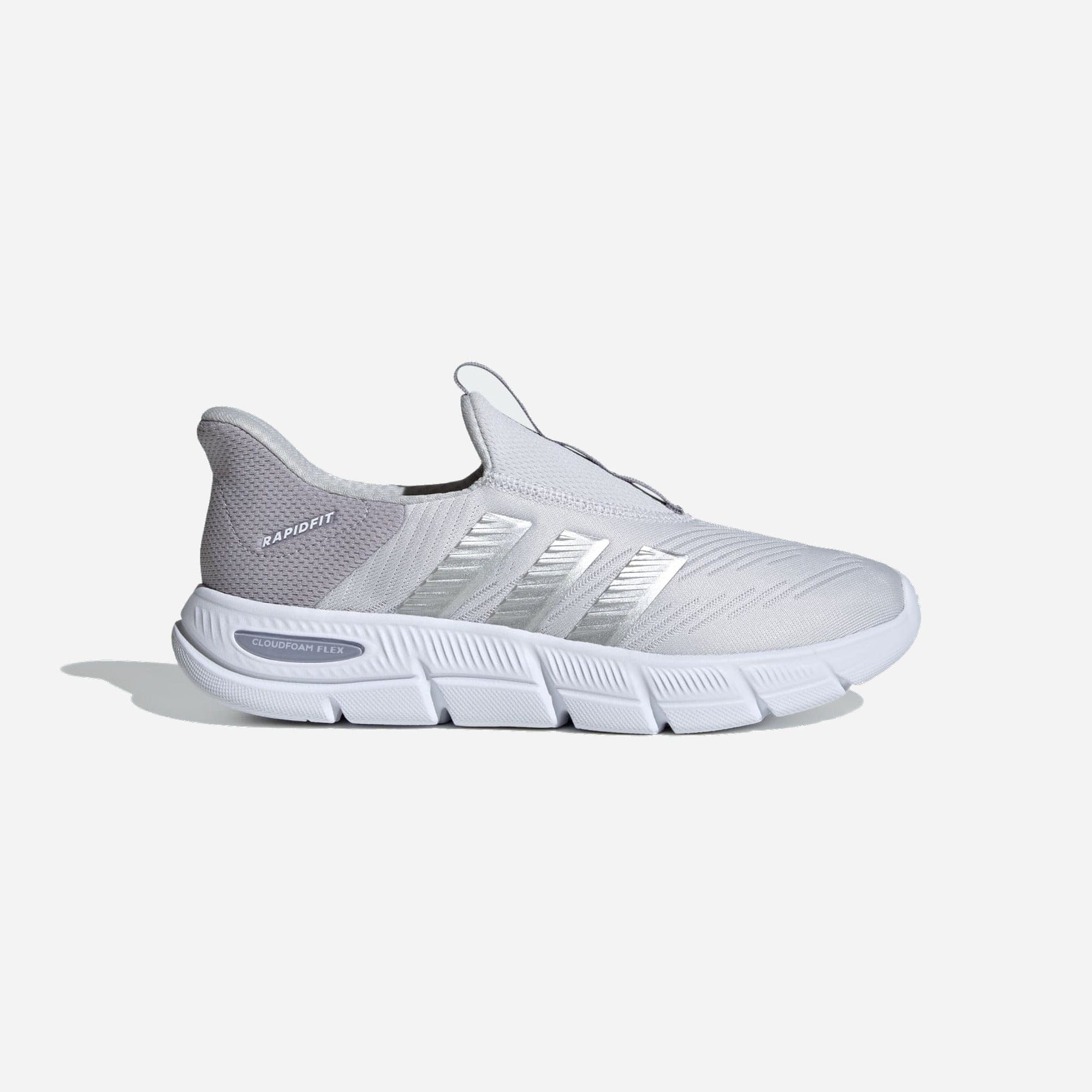 Adidas Cloudfoam Flex Lounge Rapidfit Dash Grey Silver Metallic Glory Grey WMNS