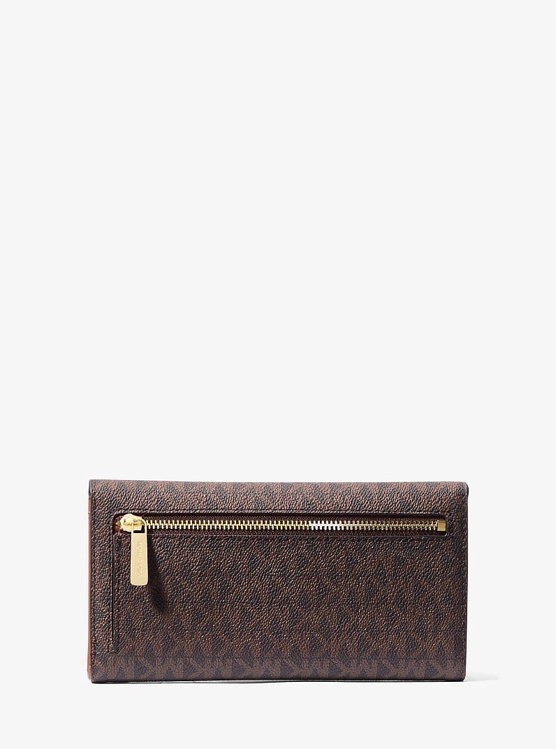 Jet Set Large Logo Tri-Fold Wallet