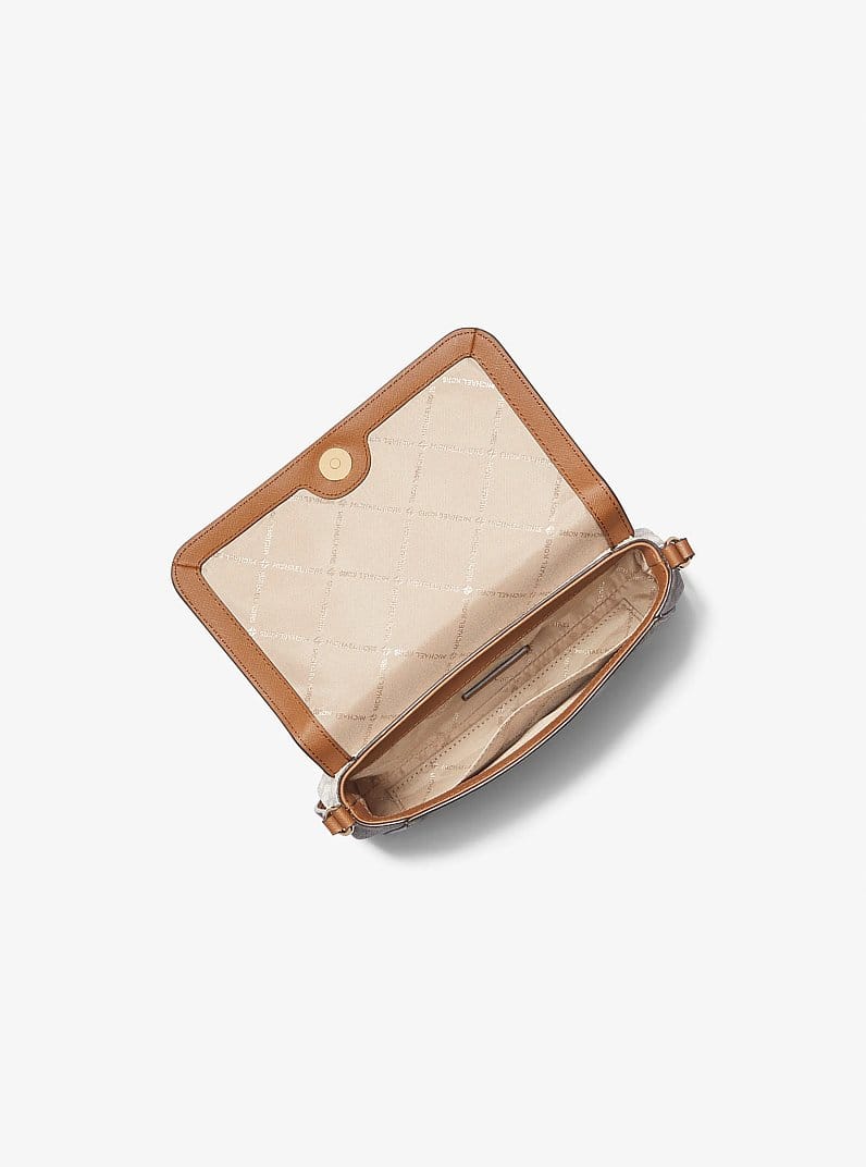 Medium Signature Logo Convertible Crossbody Bag