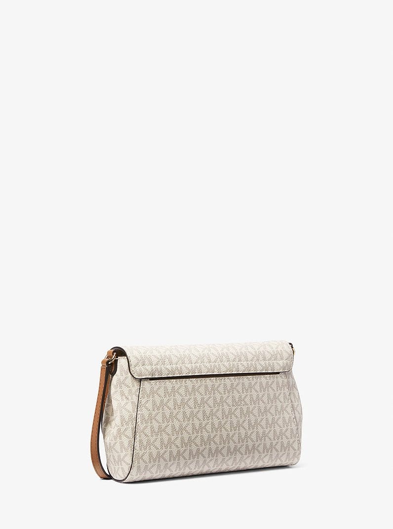 Medium Signature Logo Convertible Crossbody Bag