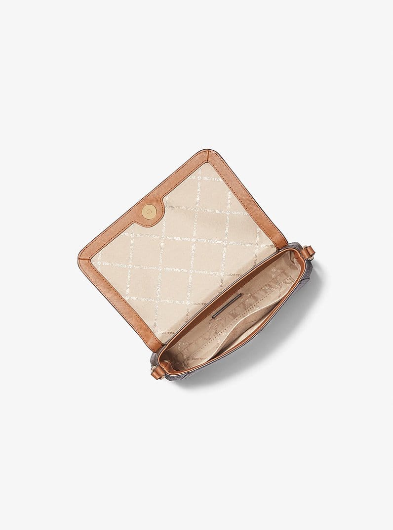 Medium Signature Logo Convertible Crossbody Bag