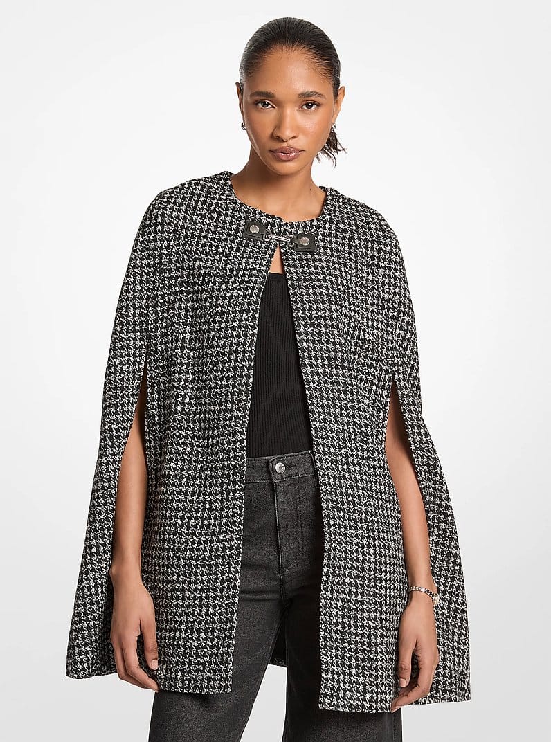Carson Houndstooth Cape