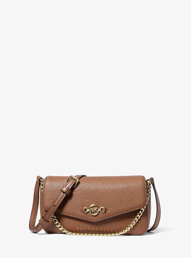 Kacey Extra-Small Pebbled Leather Crossbody Bag