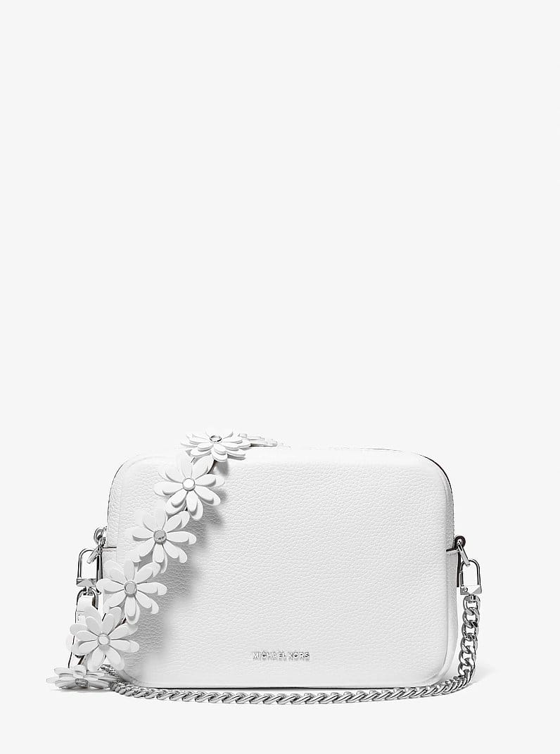Bryant Medium Pebbled Leather Camera Crossbody Bag