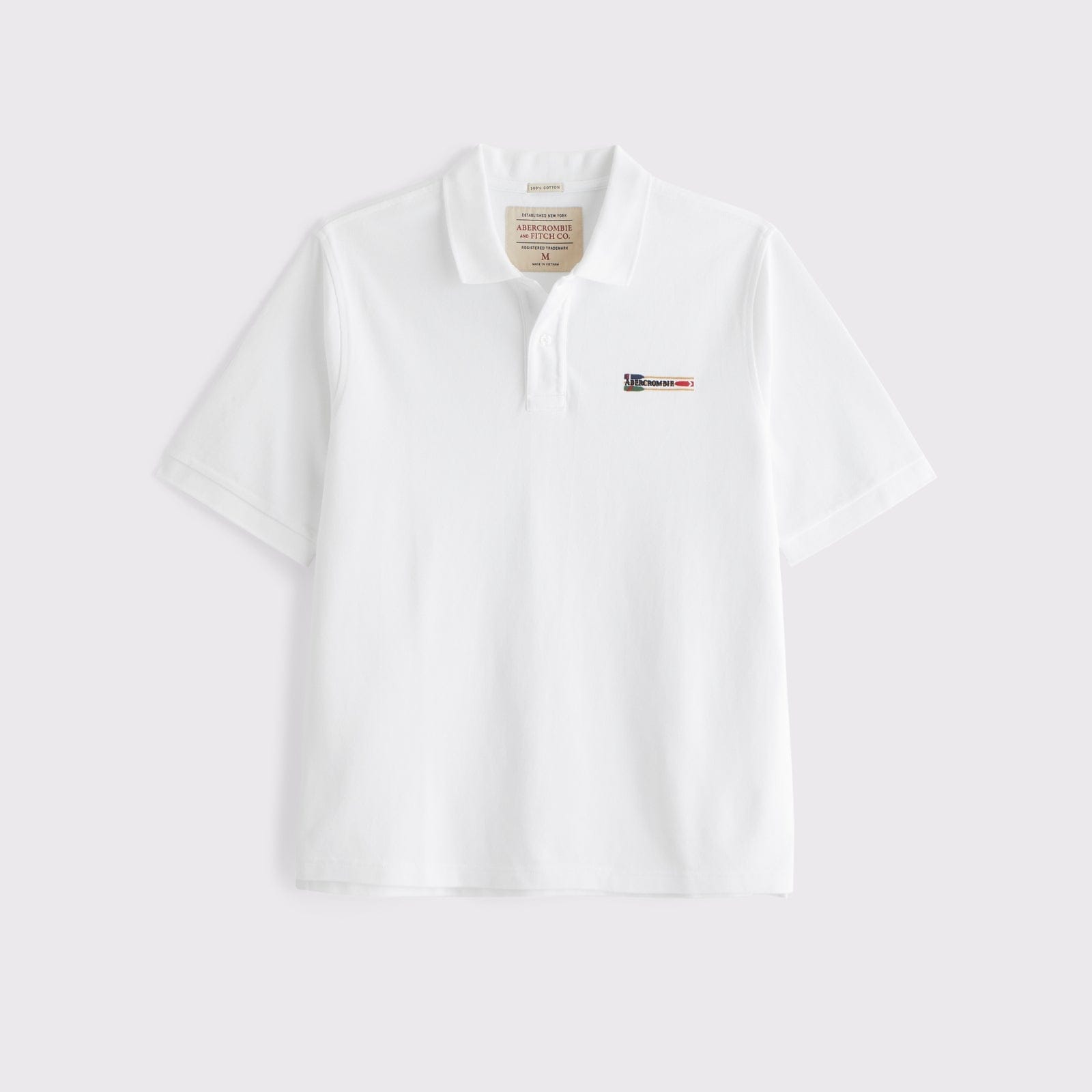 Abercrombie 100% Cotton Icon Pique Polo