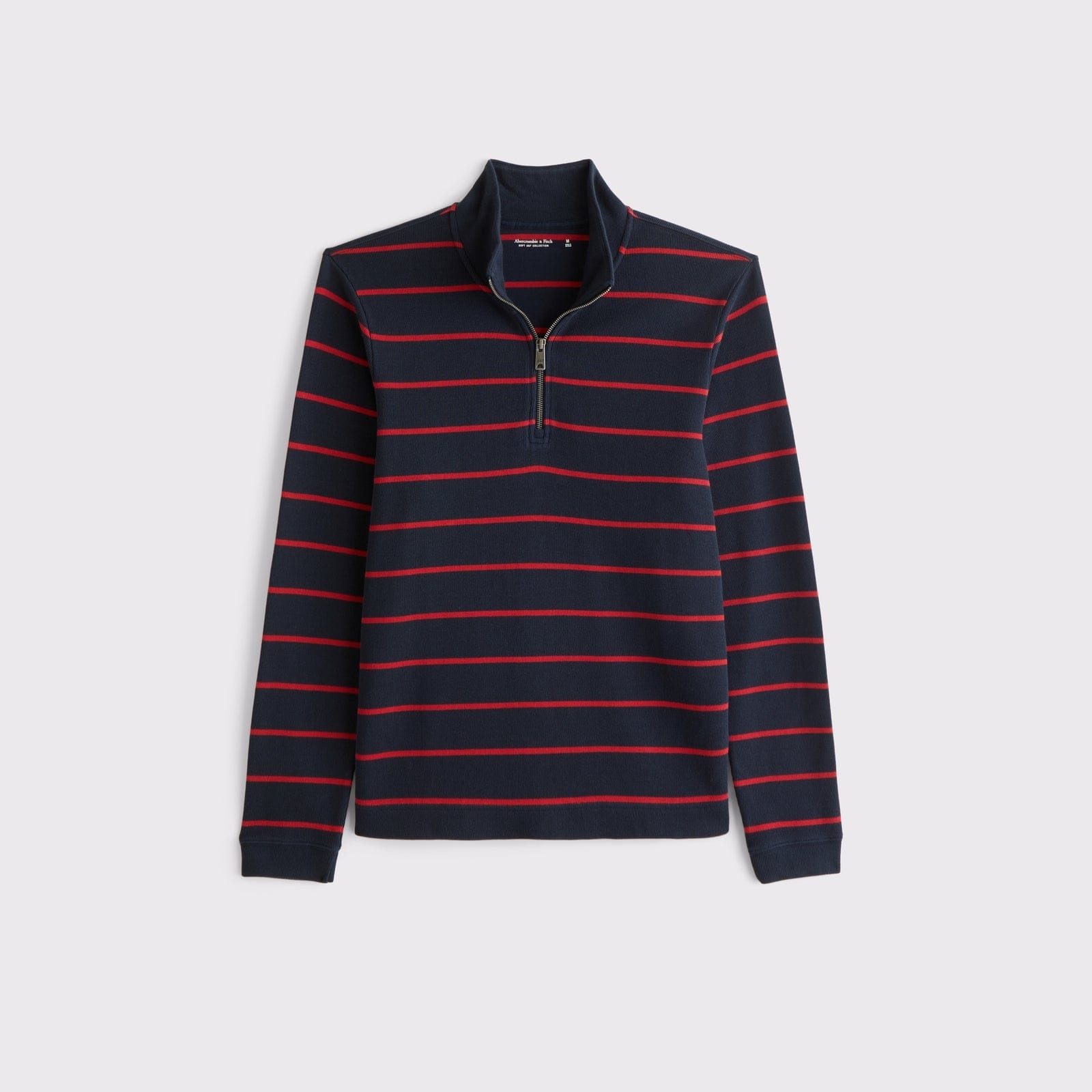 Abercrombie 100% Cotton French Rib Half-Zip