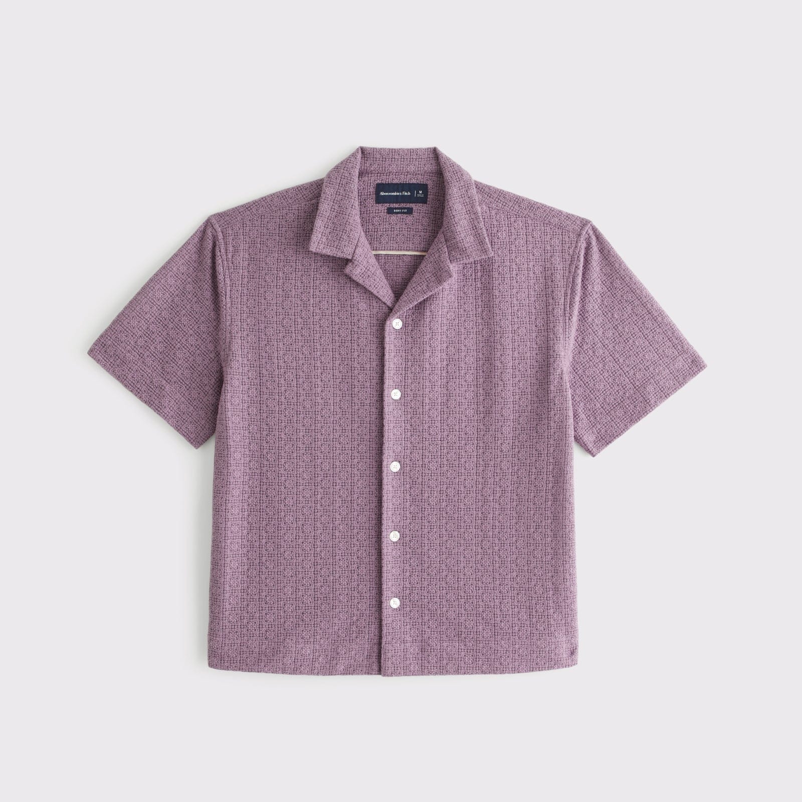 Abercrombie Boxy Button-Up Lace Shirt