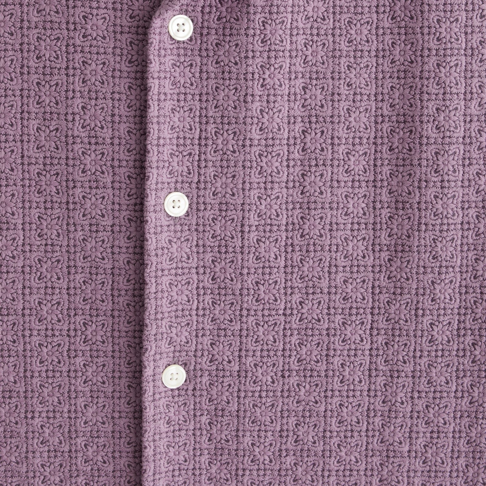 Abercrombie Boxy Button-Up Lace Shirt