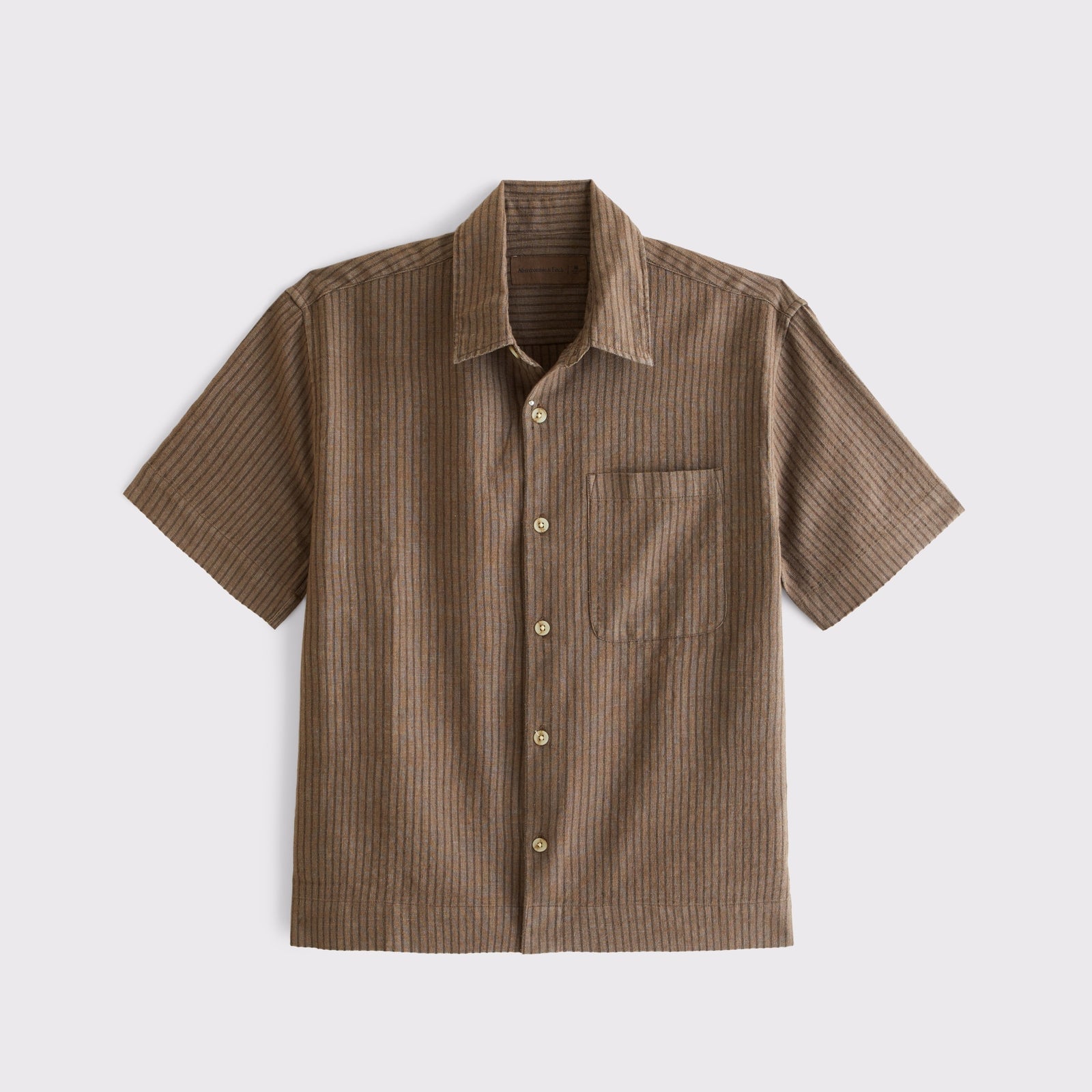 Abercrombie Point Collar Button-Up Shirt