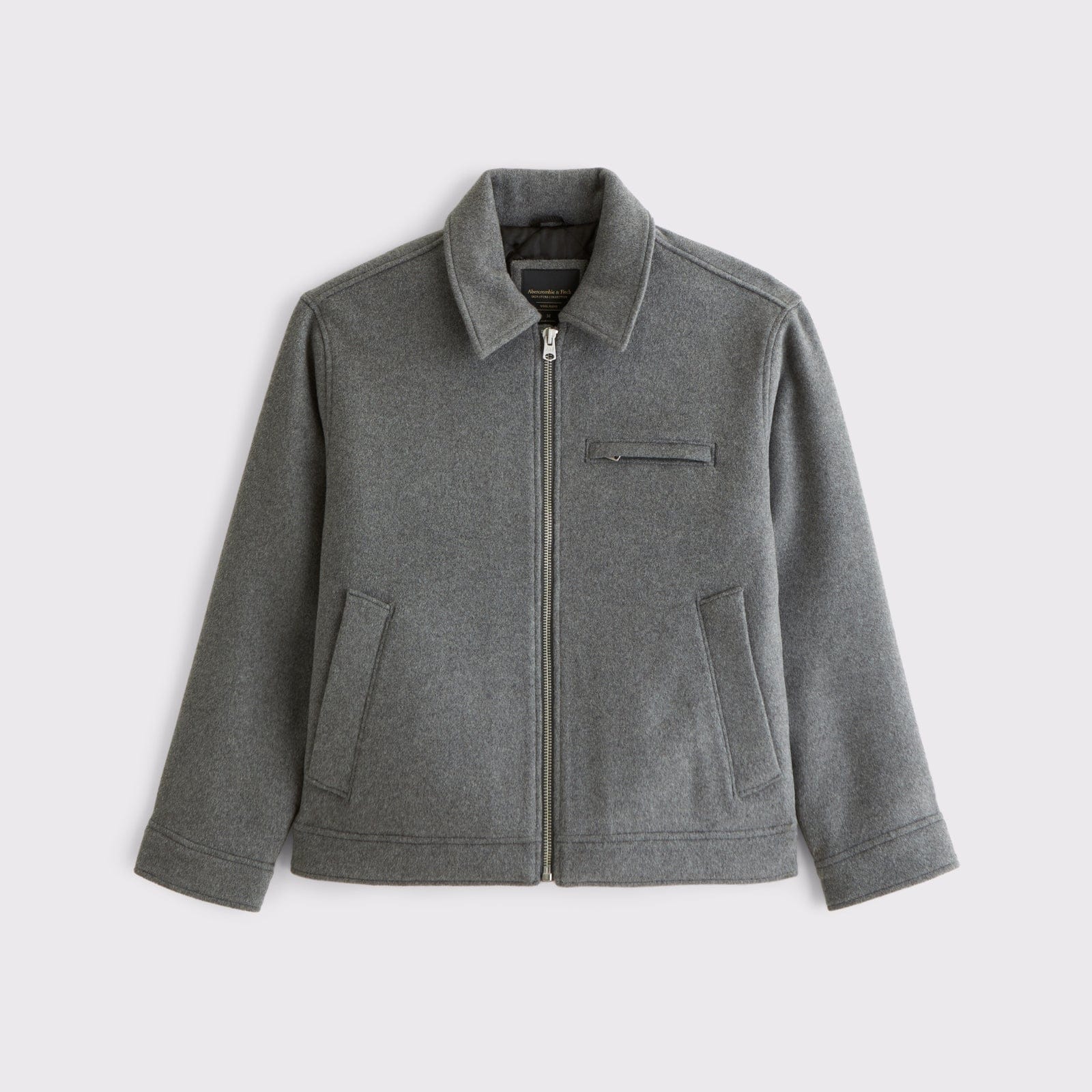 Abercrombie Wool-Blend Trucker Jacket
