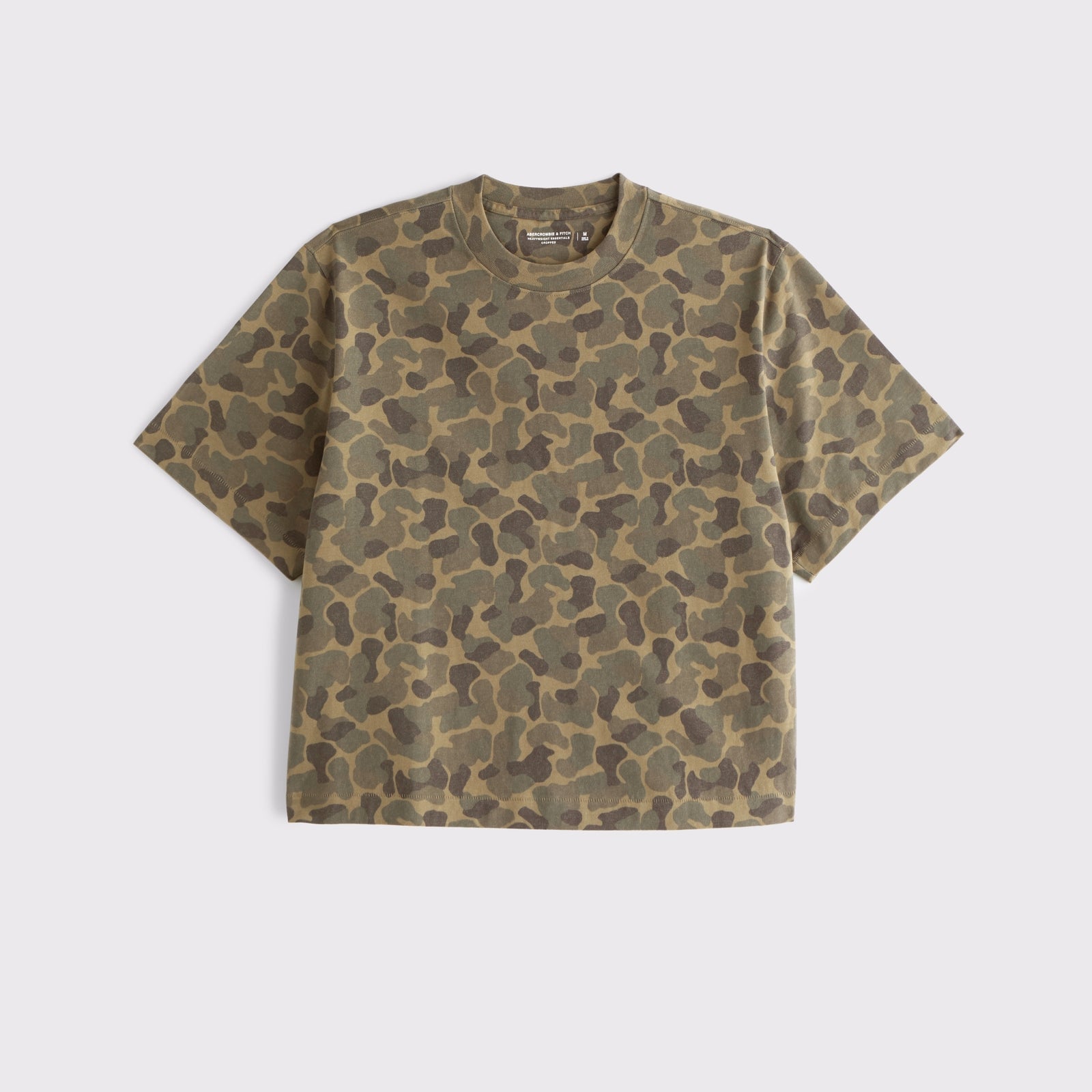 Abercrombie Premium Heavyweight Cropped Tee