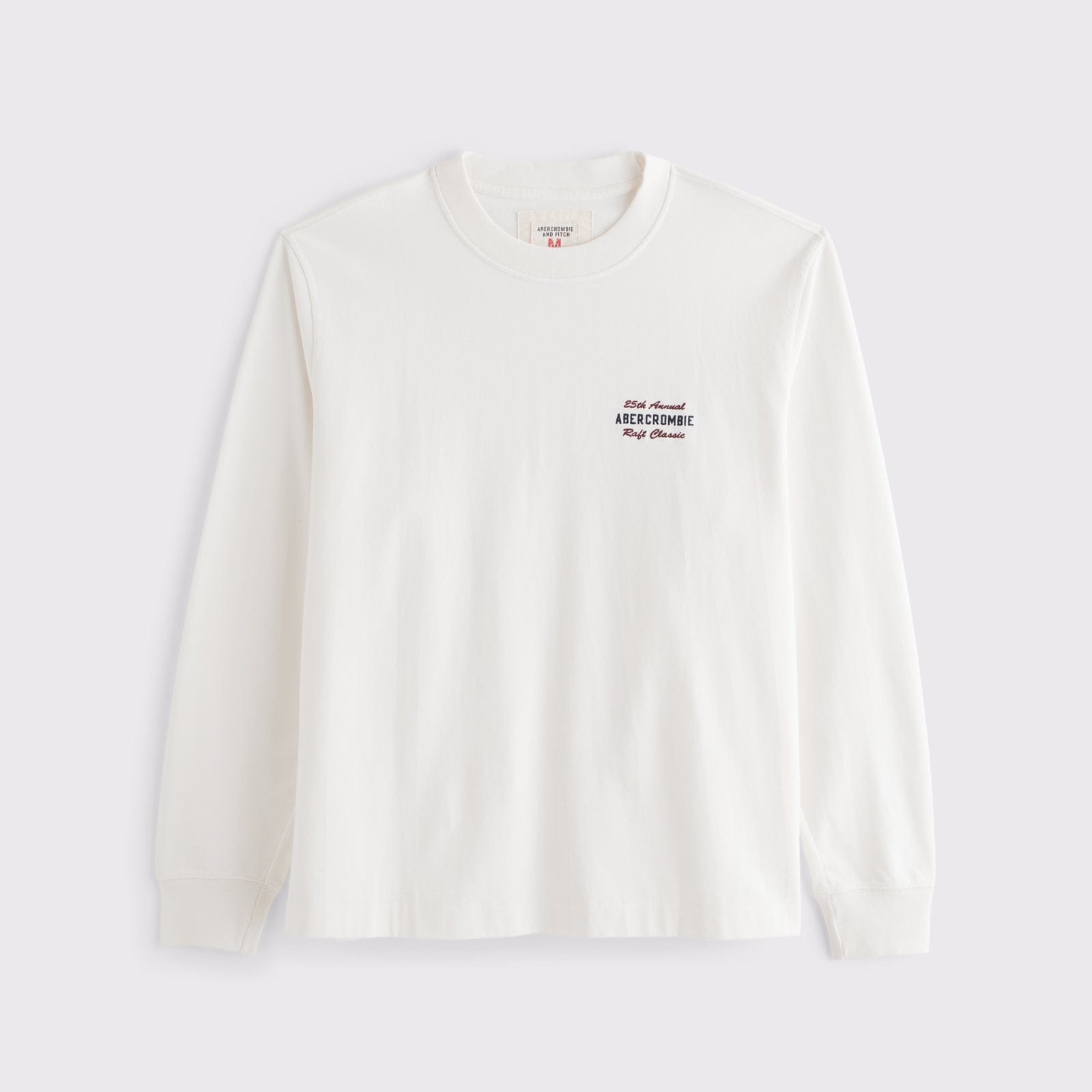 Abercrombie Long-Sleeve Premium Heavyweight 2.0 Logo Tee