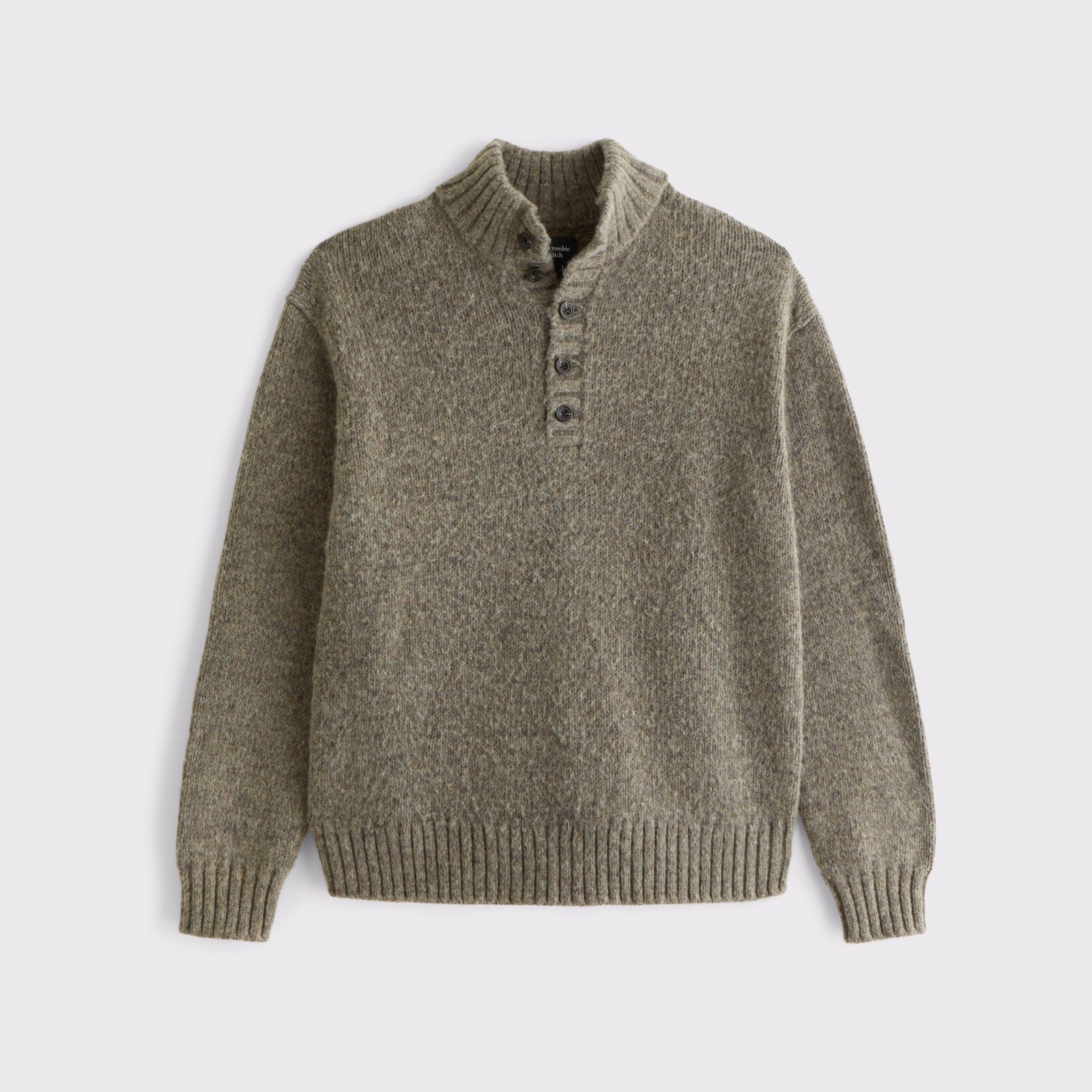Abercrombie Henley Mock Neck Sweater