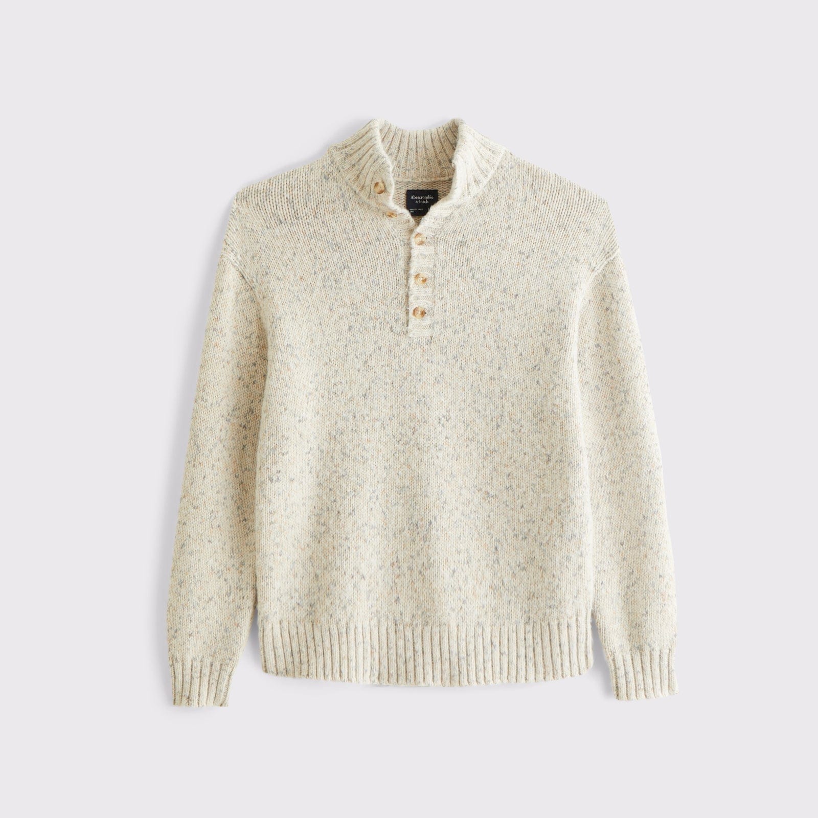 Abercrombie Henley Mock Neck Sweater