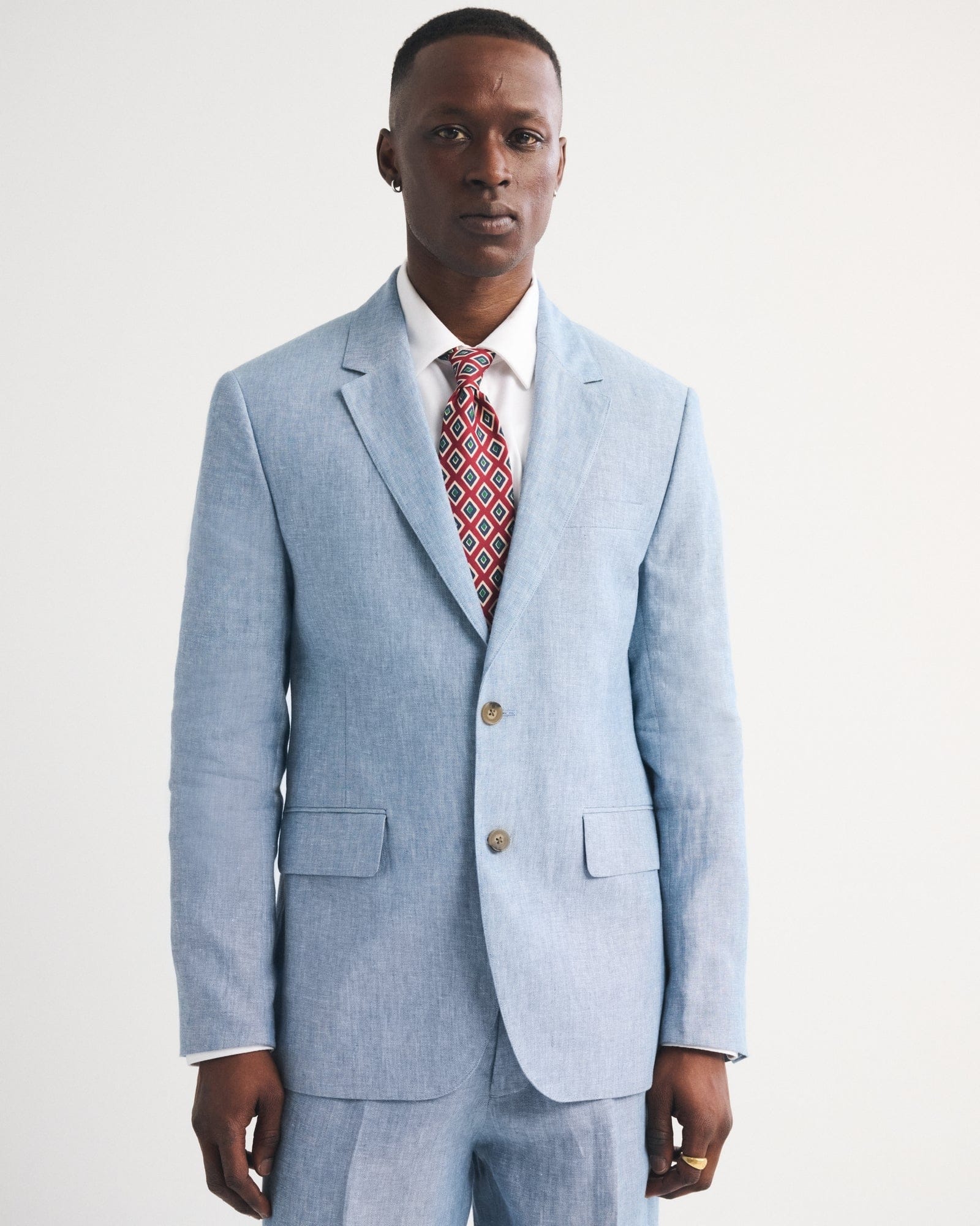Abercrombie the A&F Collins 100% Linen Blazer