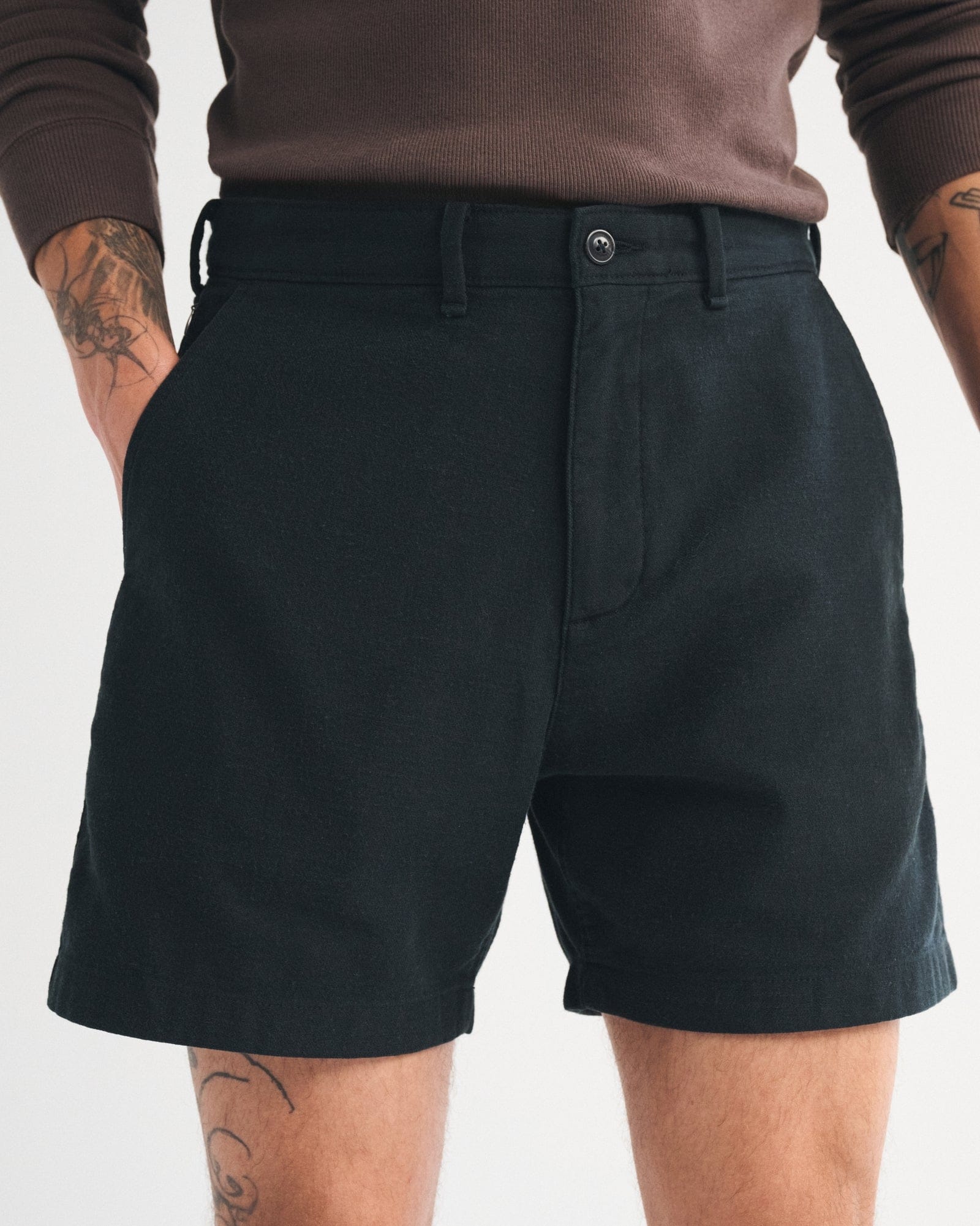 Abercrombie 100% Cotton Plainfront Short