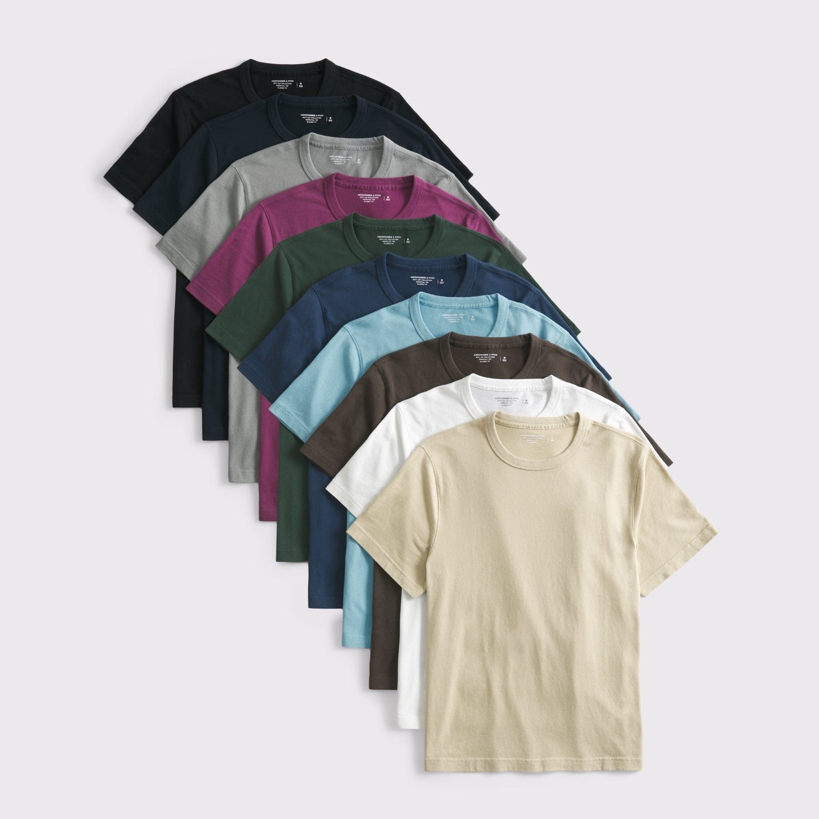 Abercrombie 10-Pack Classic Essential Tees