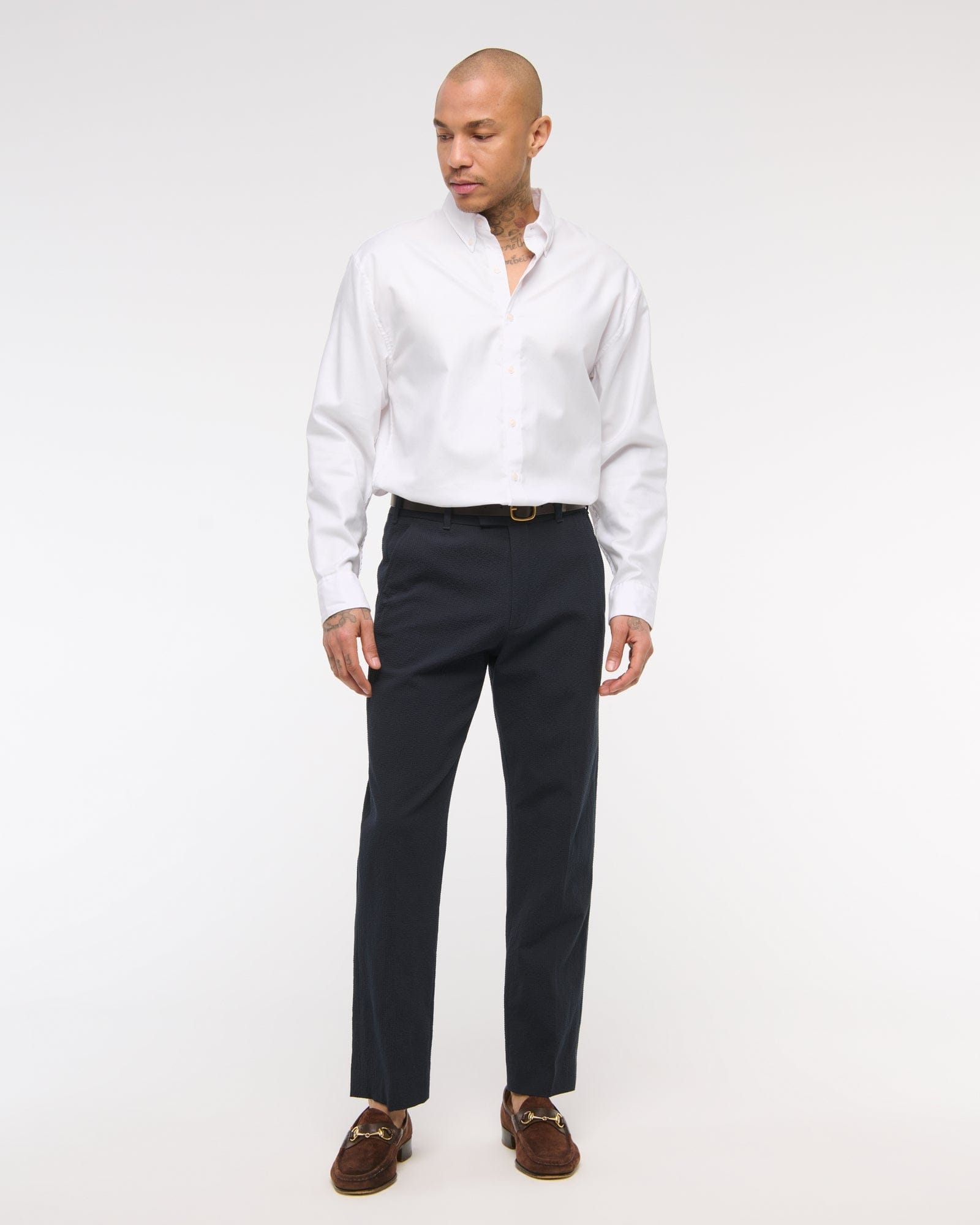 Abercrombie the A&F Collins Slim Seersucker Suit Pant