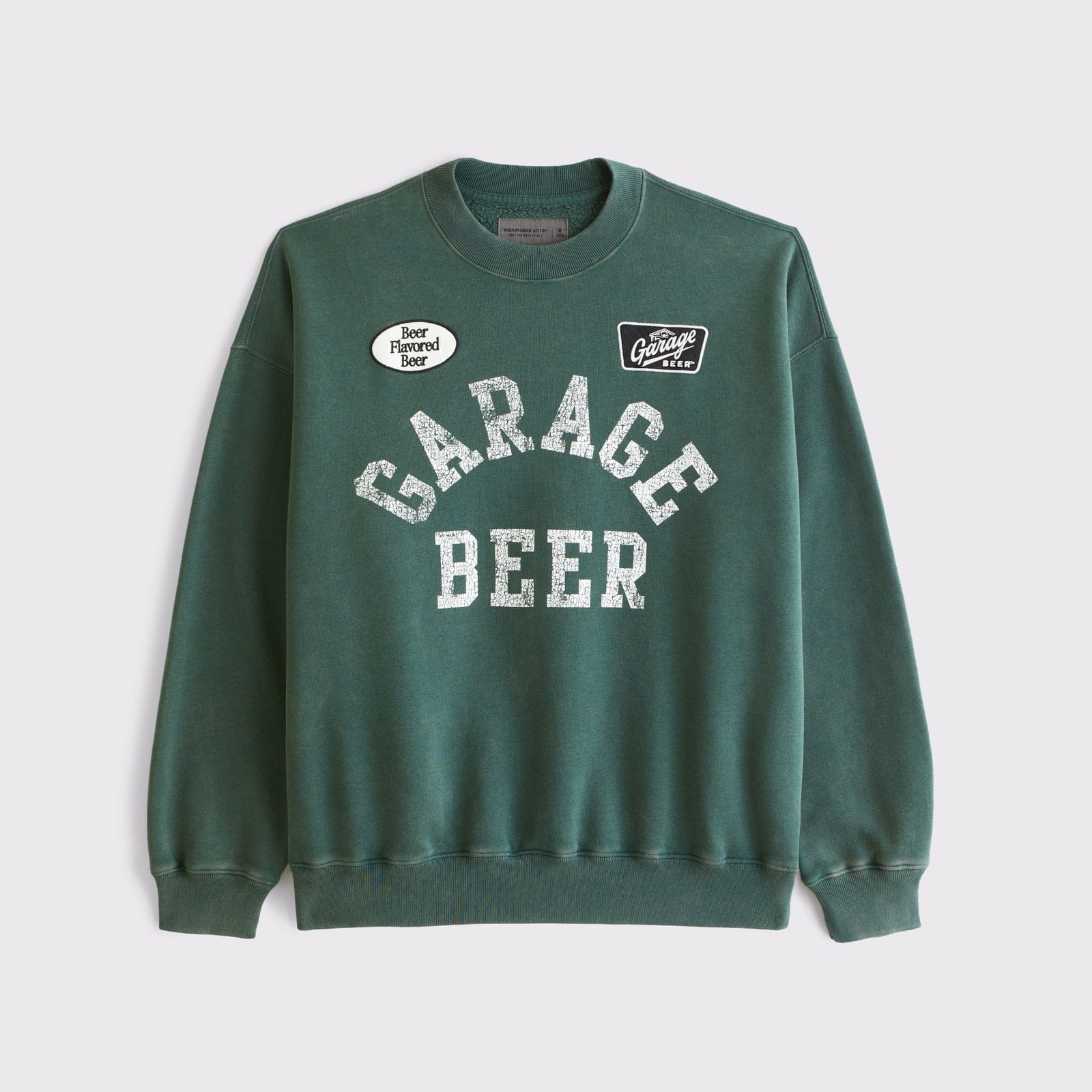 Abercrombie Garage Beer Crew Sweatshirt