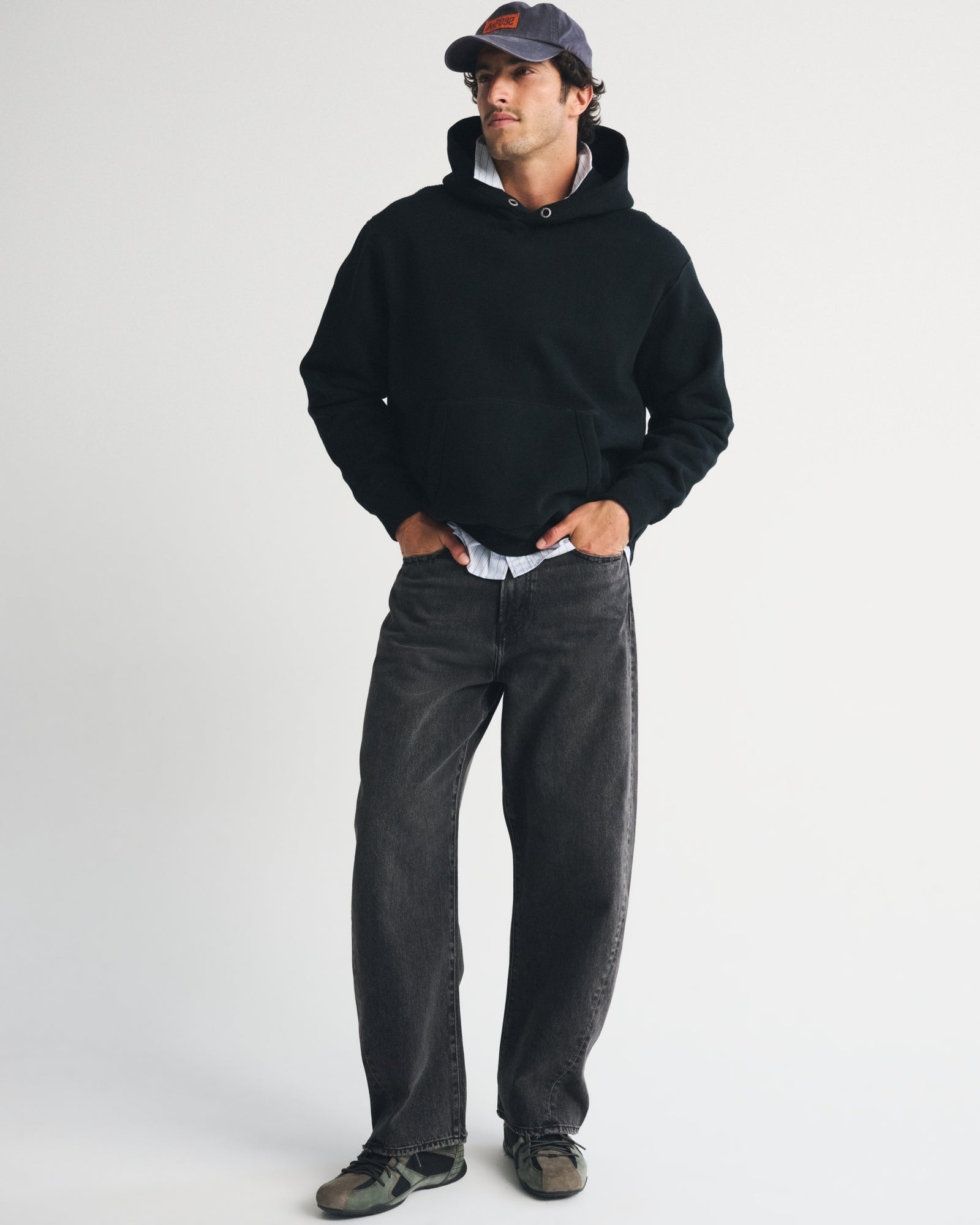 Abercrombie Heritage Heavyweight Popover Hoodie