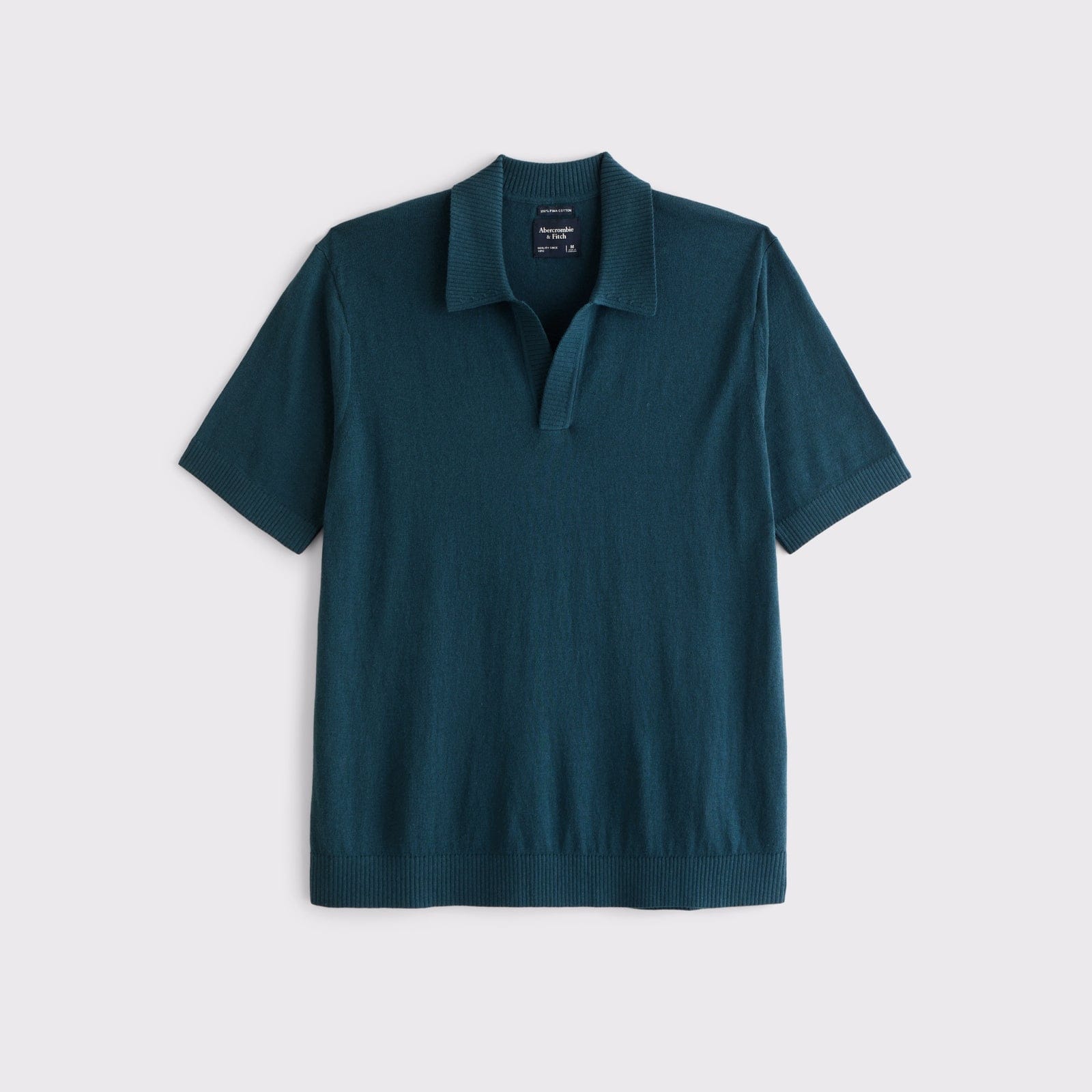 Abercrombie 100% Cotton Johnny Collar Sweater Polo