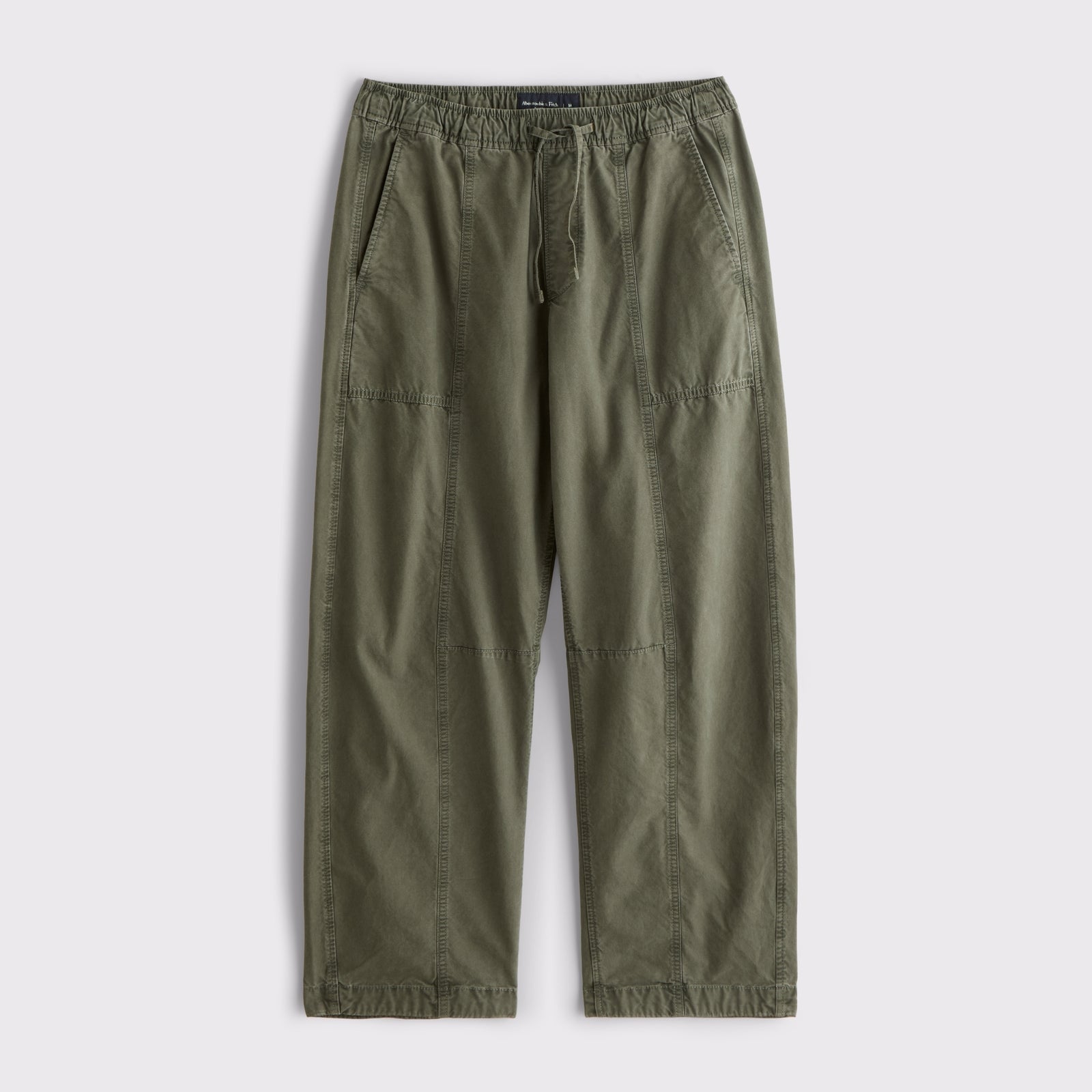Abercrombie 100% Cotton Pull-On Barrel Pant