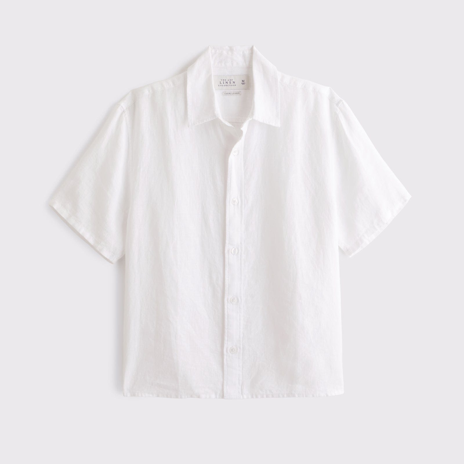 Abercrombie 100% Linen Short-Sleeve Button-Up Shirt