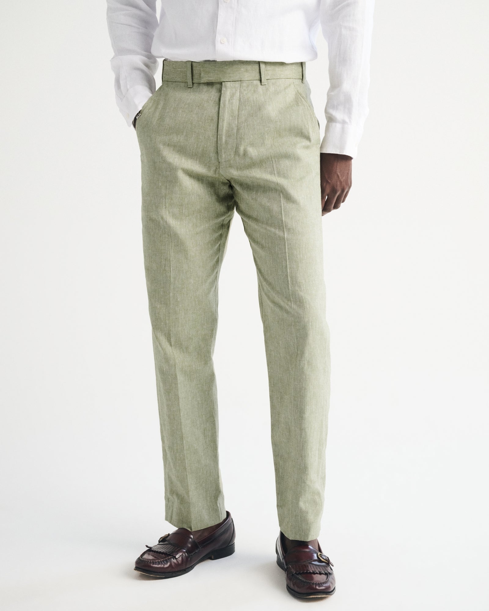 Abercrombie the A&F Collins Slim Linen-Blend Suit Pant