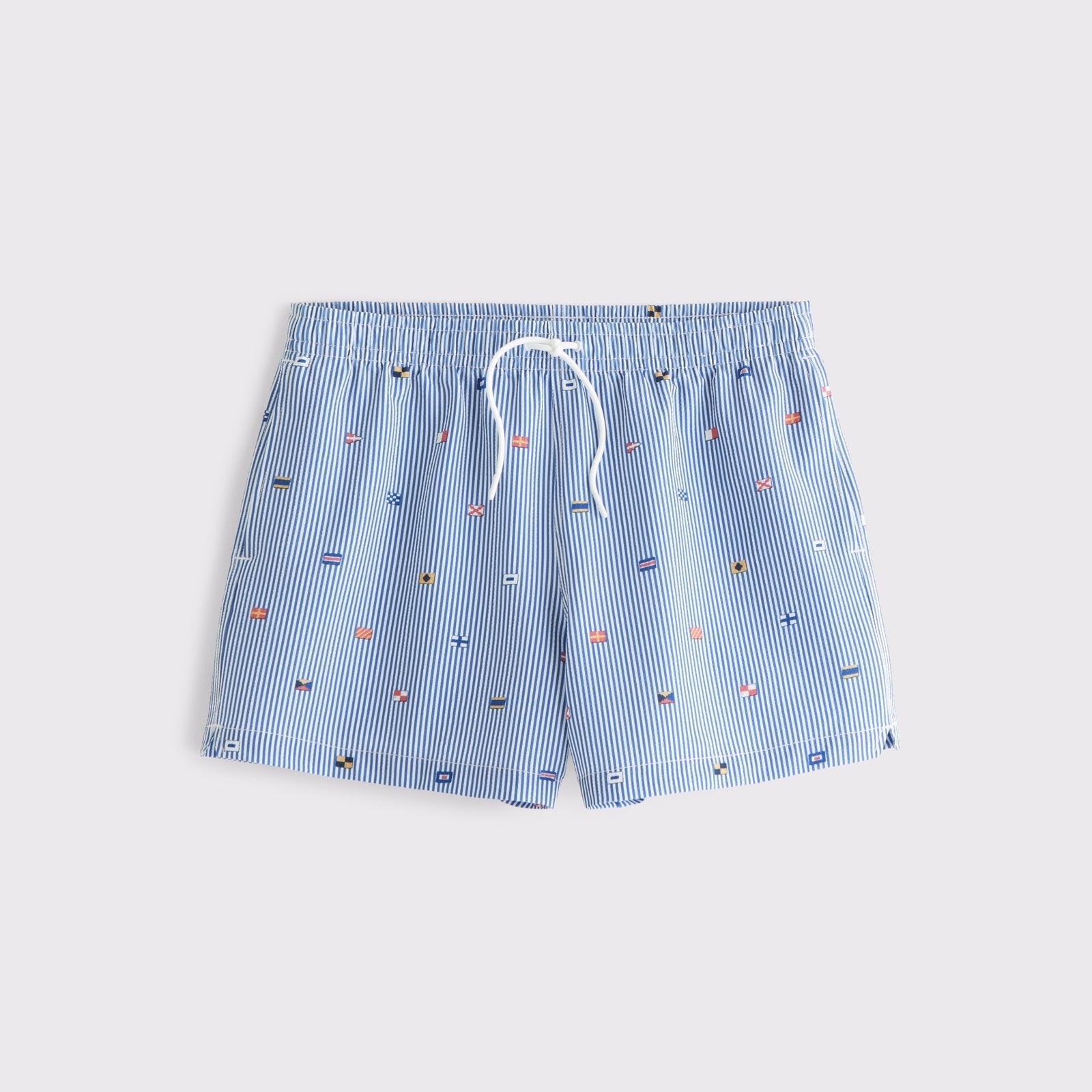 Abercrombie Pull-On Embroidered Swim Trunk