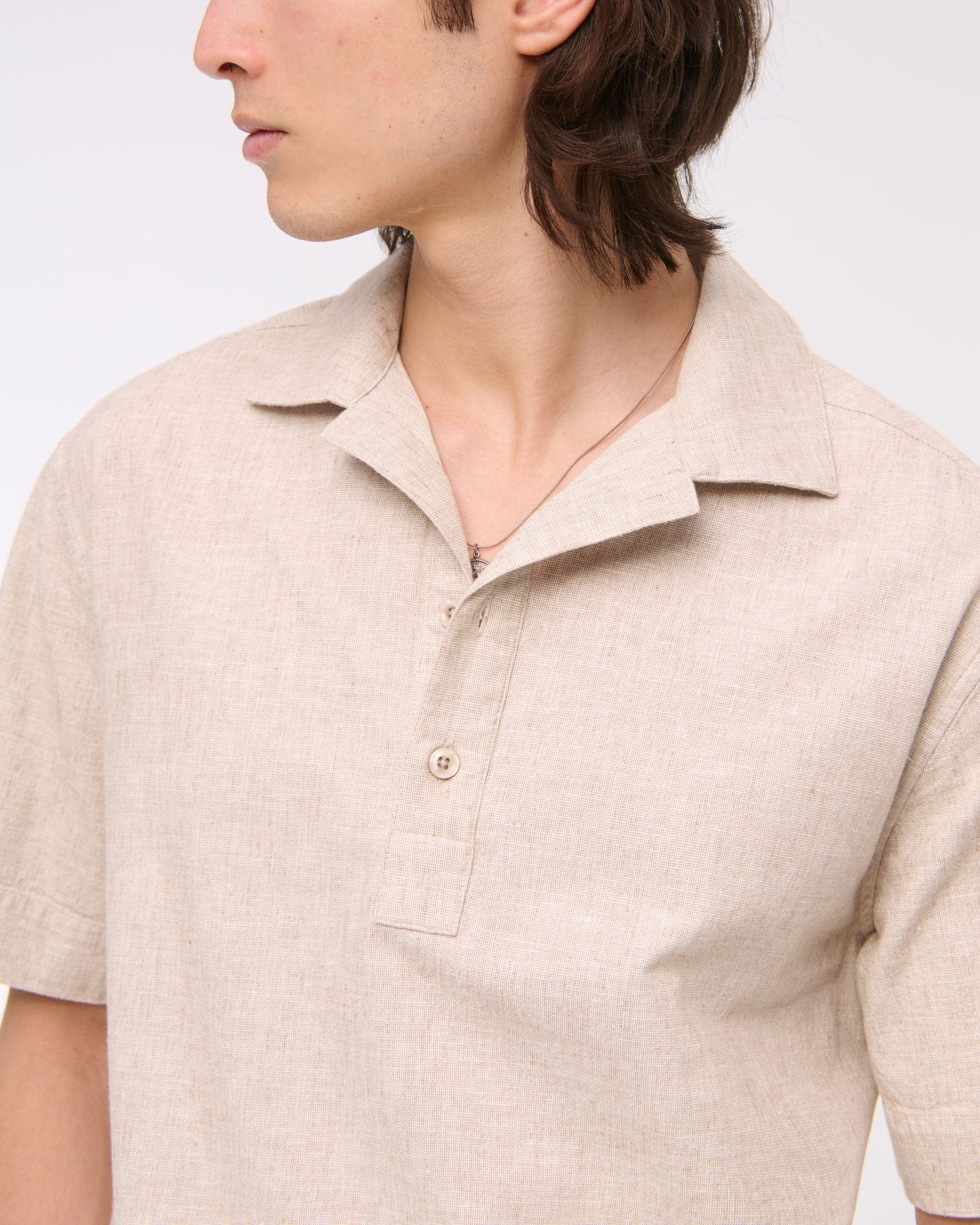 Abercrombie Summer Linen-Blend Popover