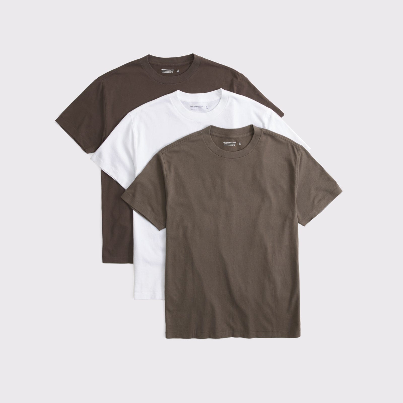 Abercrombie 3-Pack Relaxed Essential Tees