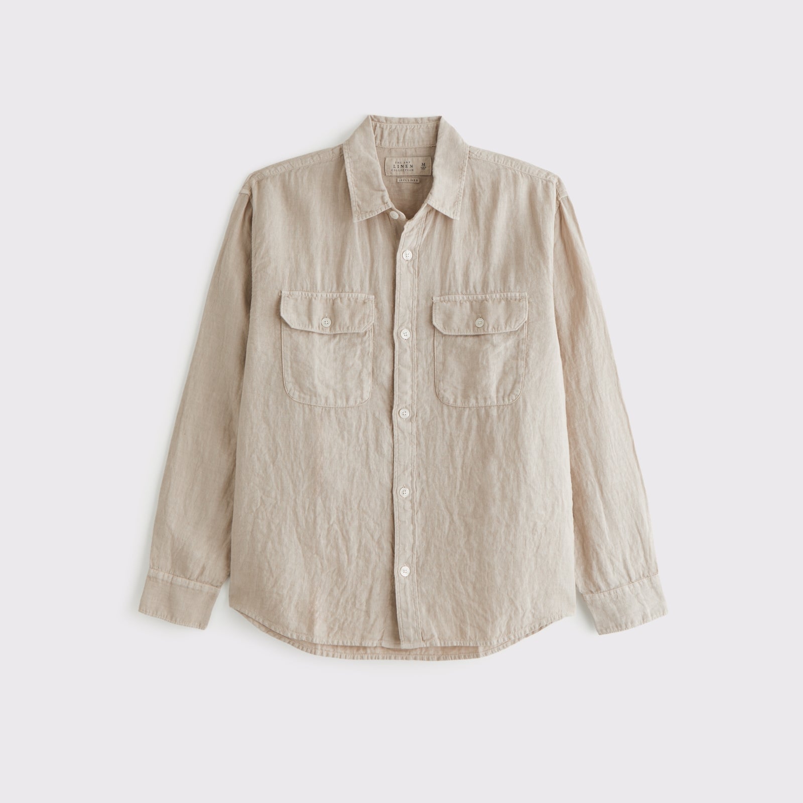 Abercrombie 100% Linen 2-Pocket Shirt